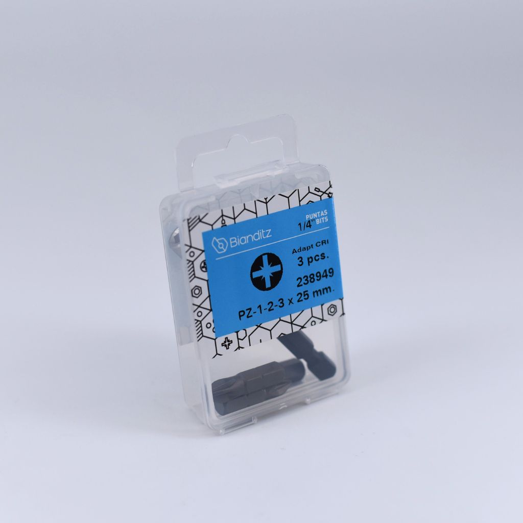 Bianditz Bits PZ 1-2-3 x 25mm 1/4