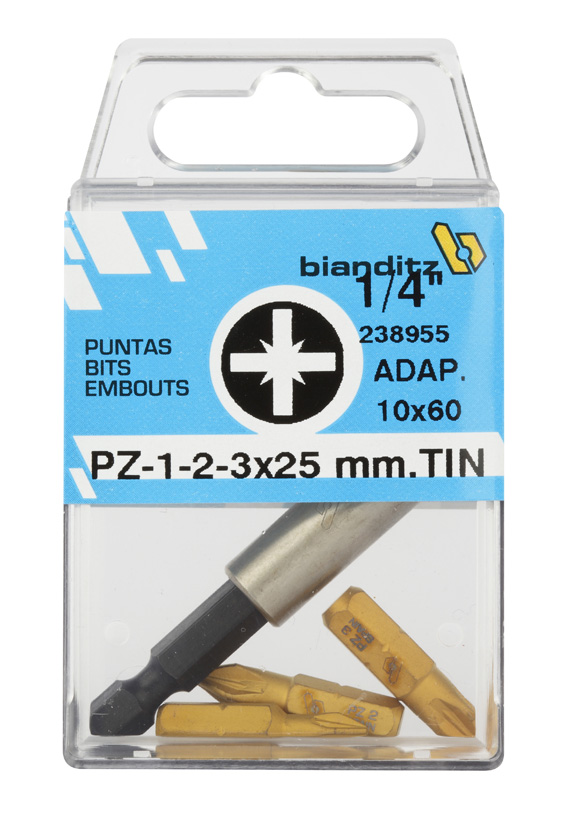 Bianditz Bits PZ 1, 2, 3 + Holder 10x60 1/4