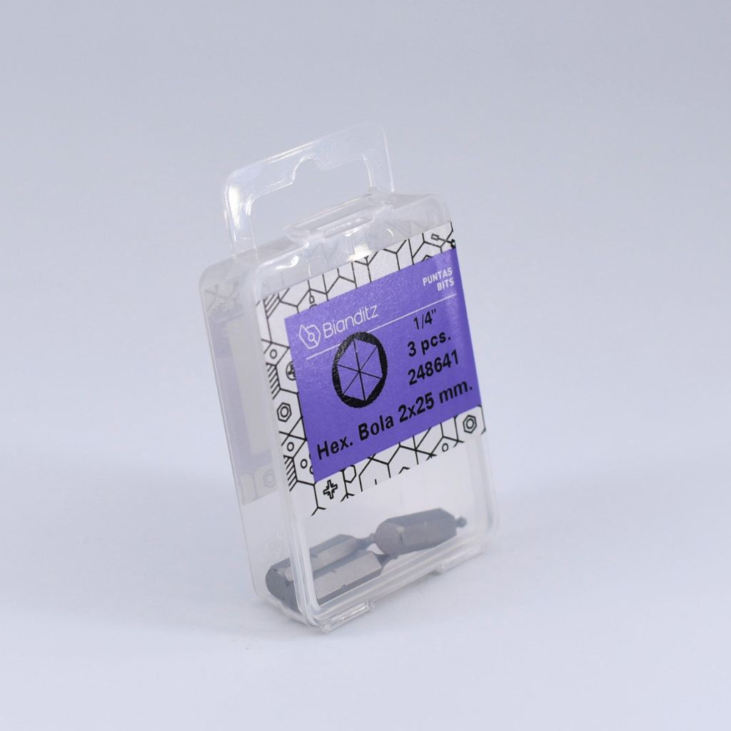 Bianditz Bits Hexagonal Ball 10 x 25mm 1/4