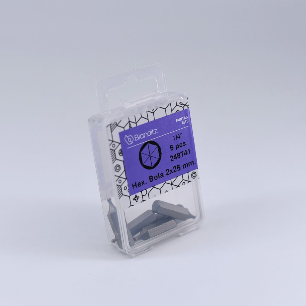 Bianditz Bits Hexagonal Ball 10 x 25mm 1/4