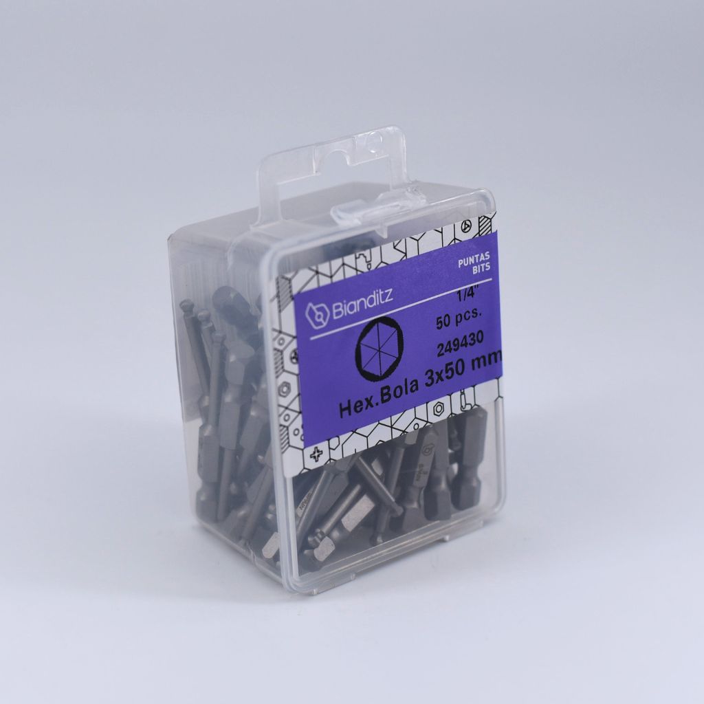 Bianditz Bits Hexagonal Ball 3 x 50mm 1/4
