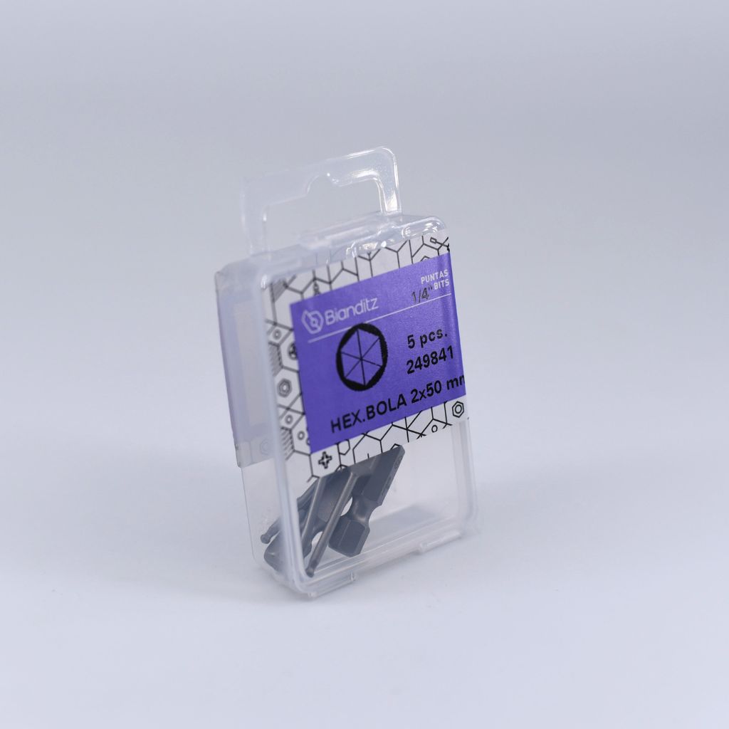 Bianditz Bits Hexagonal Ball 2 x 50mm 1/4