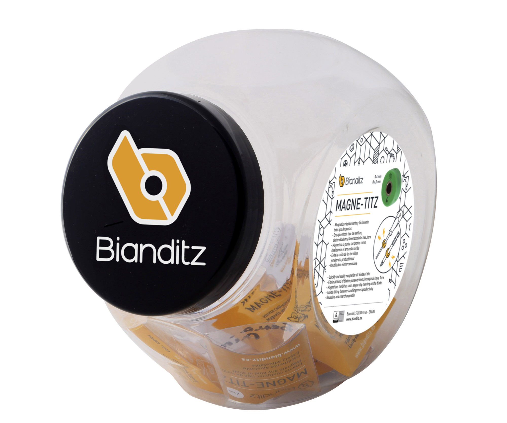 Bote chuchero Magnetizadores Magne-Titz Bianditz 20u.