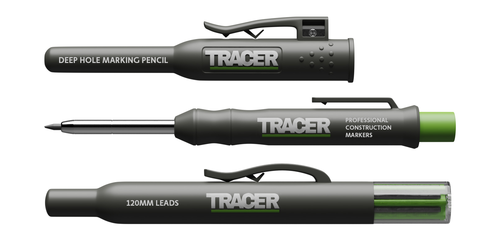 Imagen del producto Kit  marcador lápiz de profundidad TRACER + cargador portaminas