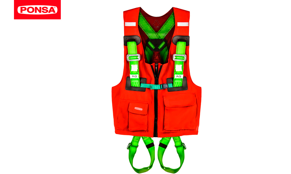 ARNÉS CON CHALECO - ECOSAFEX VEST - SOLO
