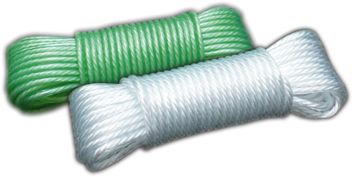 CUERDA DE PLASTICO FORRADA 5MMØ COLOR BLANCO