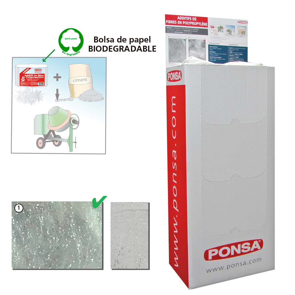 DISPLAY BOX ADITIVO DE FIBRA PP - 600GRAMOS - 30 unidades