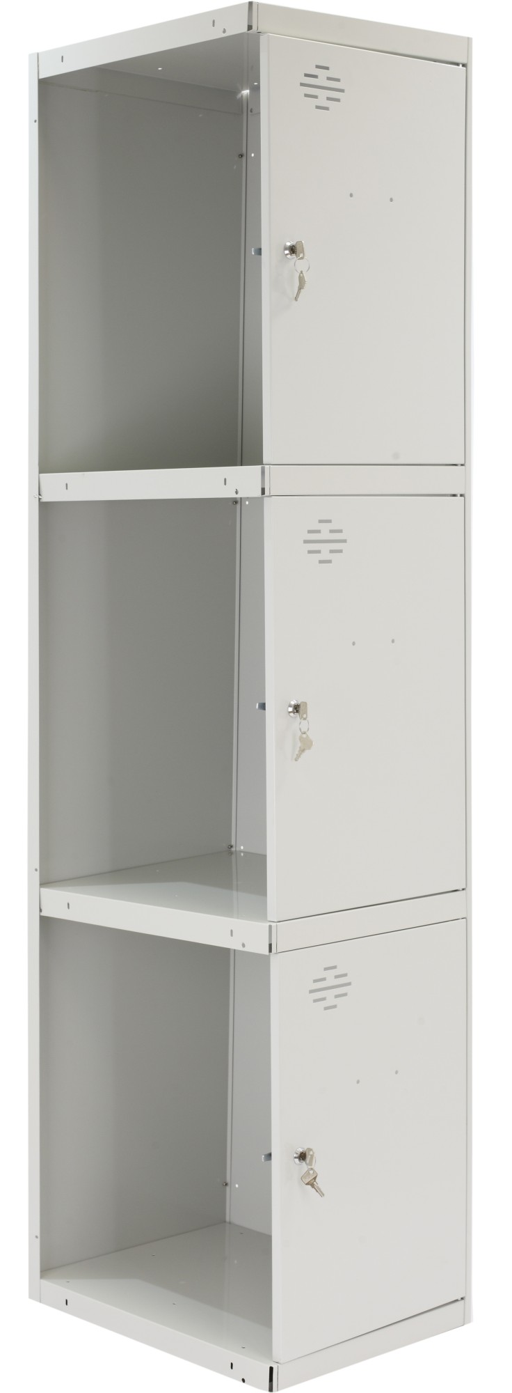 Taquilla metalica adicional profesional desmontada 3 puertas 1/3 500 Simonrack