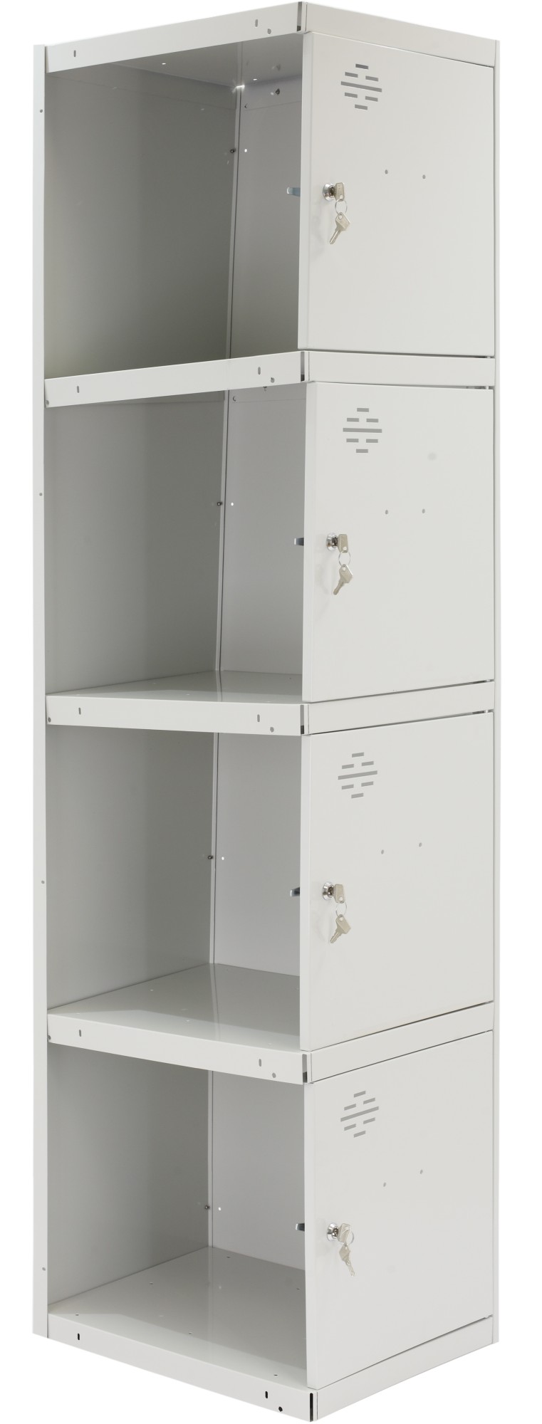 Taquilla metalica adicional profesional desmontada 4 puertas 1/4 500 Simonrack