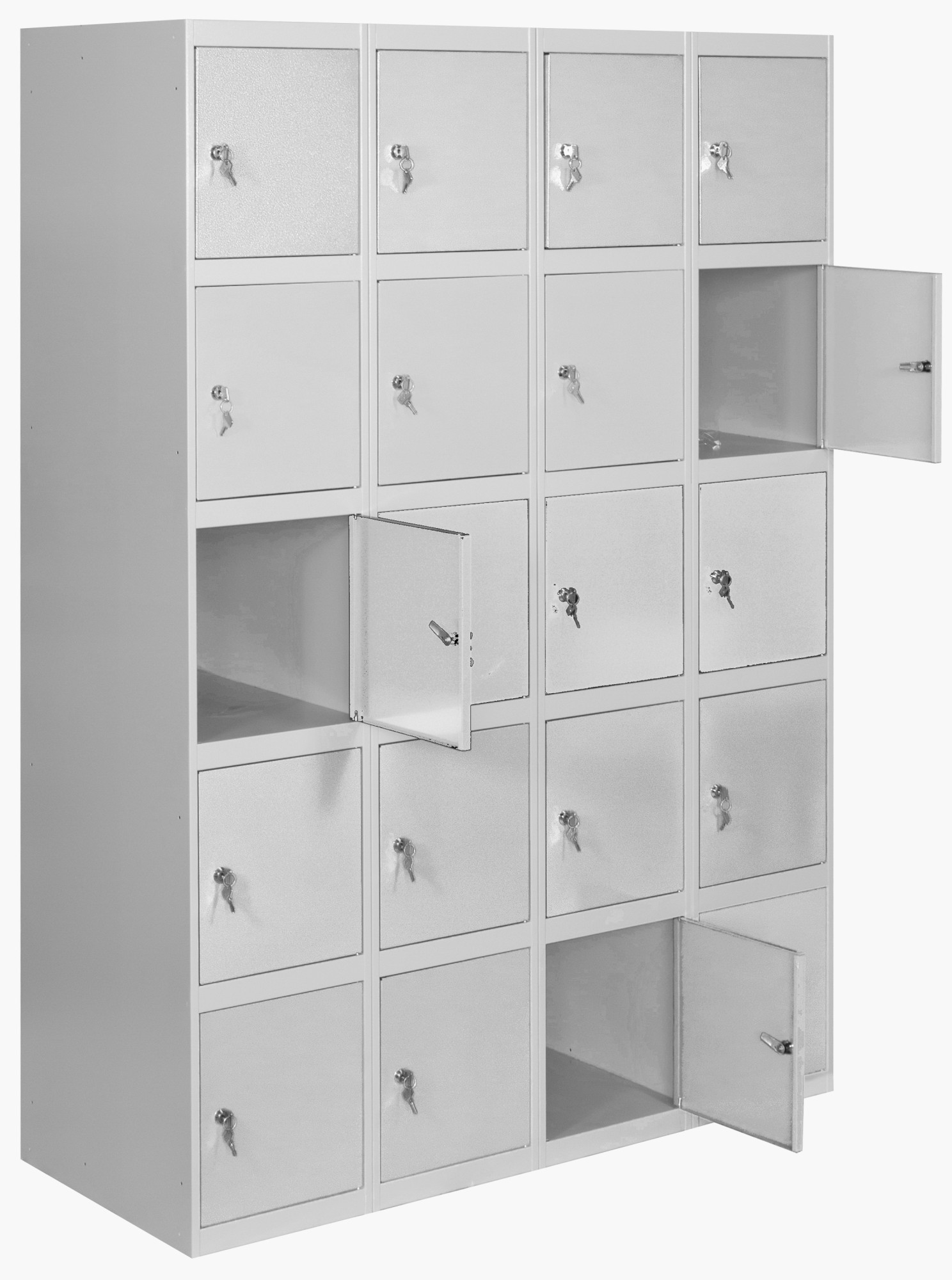 Taquilla metalica profesional montada 5 puertas 4/20 500 Simonrack