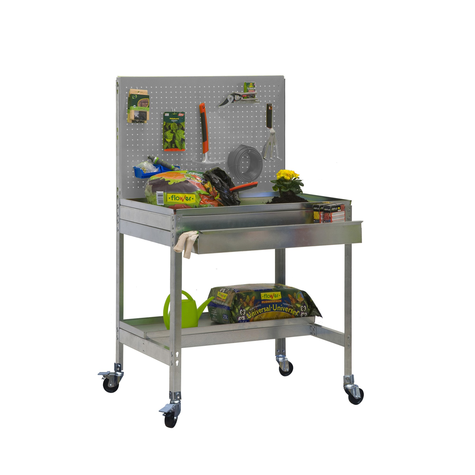 KIT SIMONGARDEN BT2 BOX MOB. 900x600 GRIS/GALVA