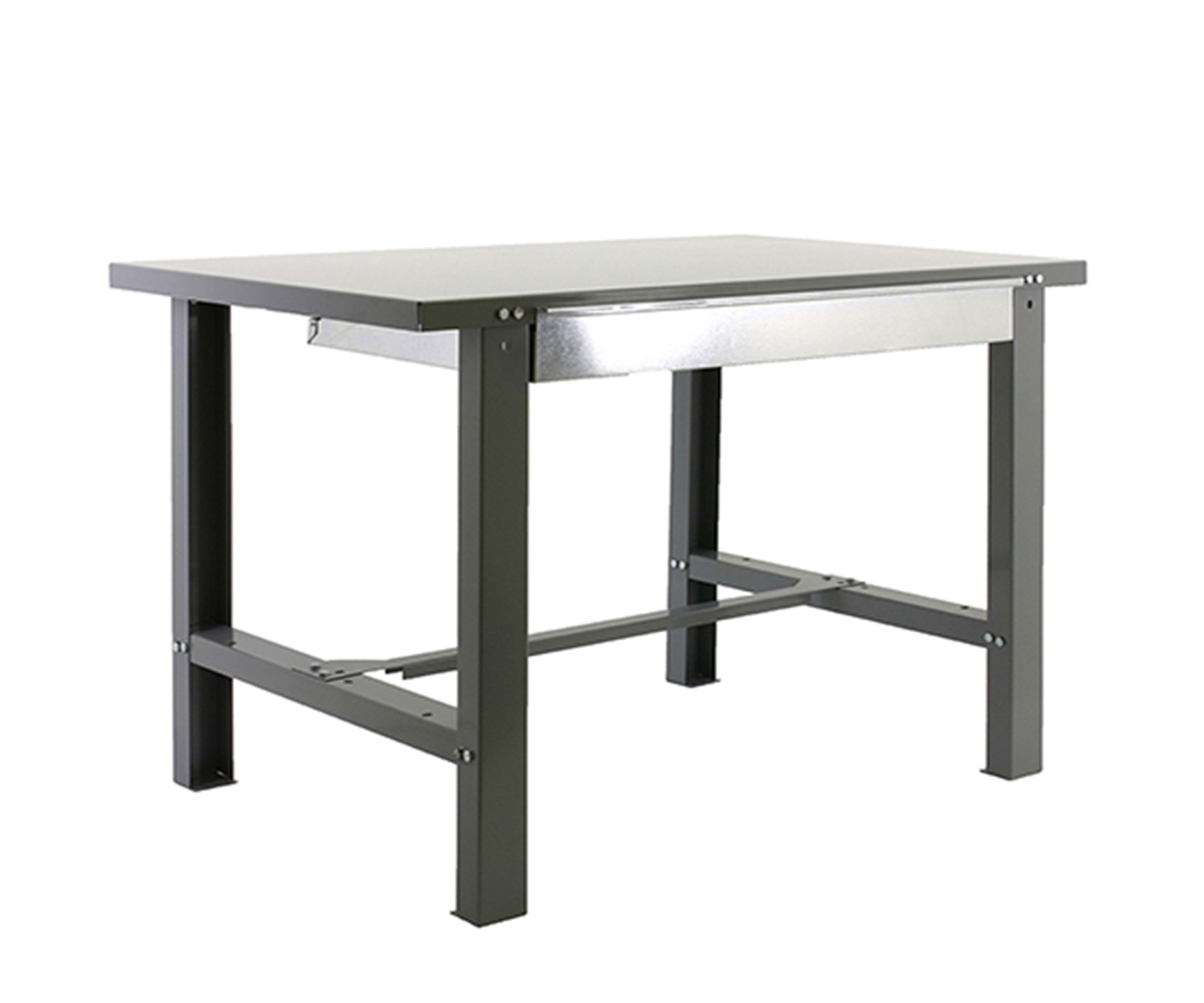 Banco de trabajo con tornillos, bandeja de metal y cajon Simonwork Bt6 box 730 Simonrack