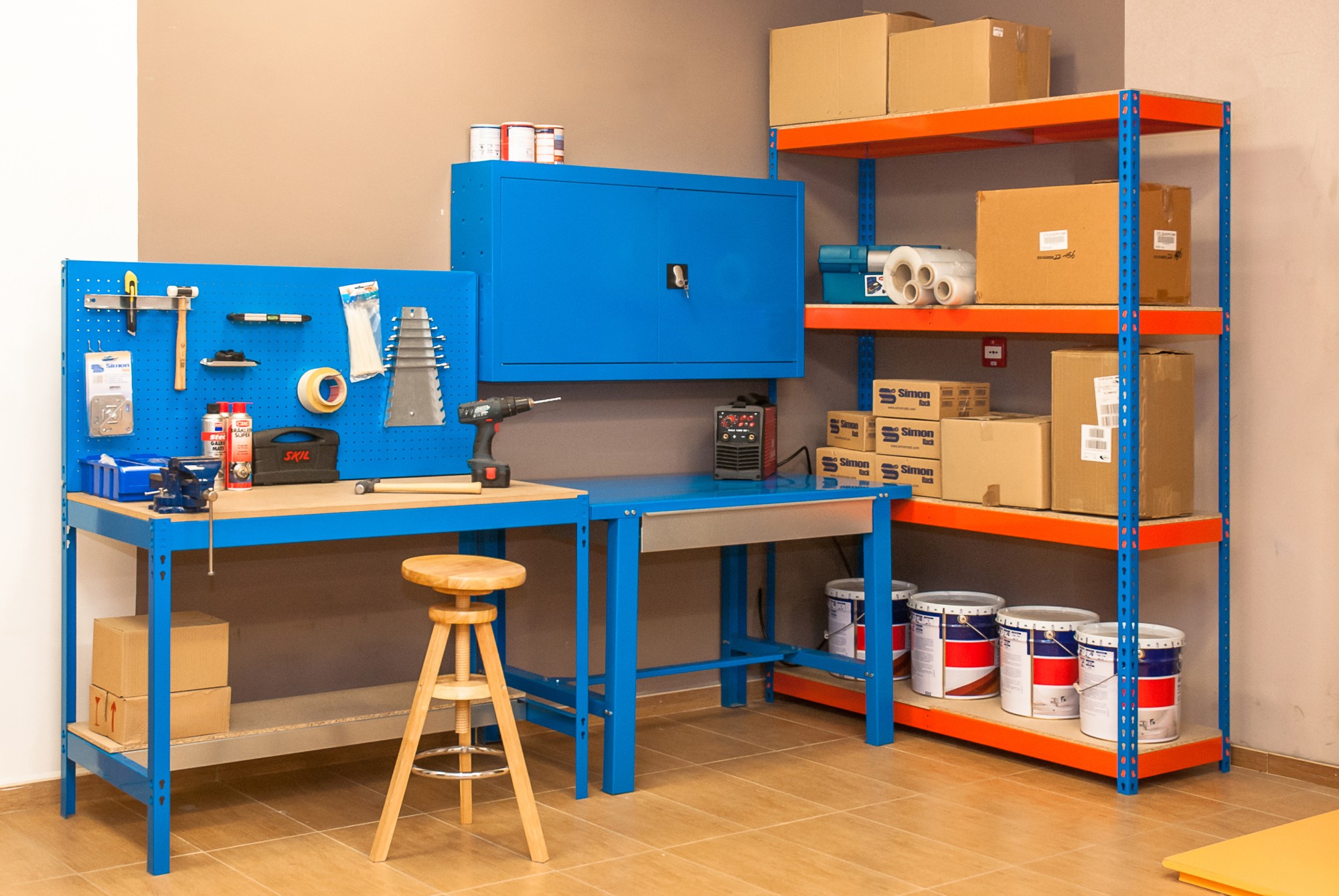 KIT SIMONWORK BT6 BOX METALIC 1200 AZUL