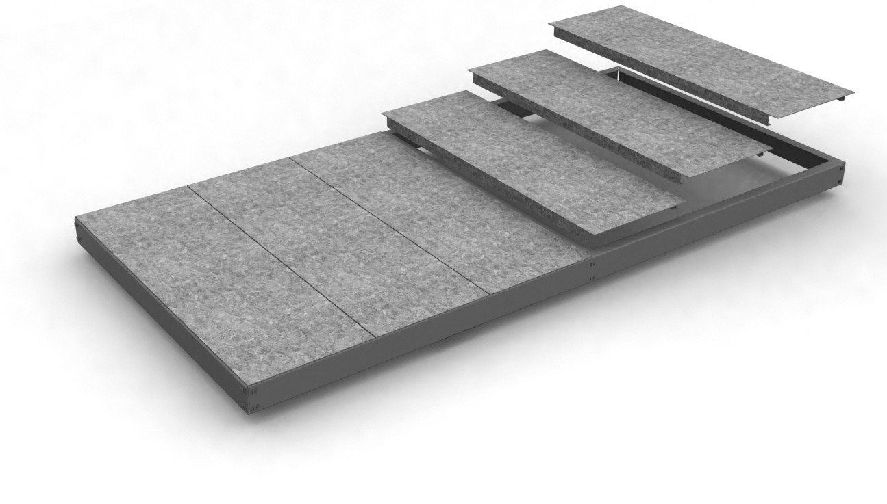 KIT ECOFORTE EA 1204 METAL GALVANIZADO