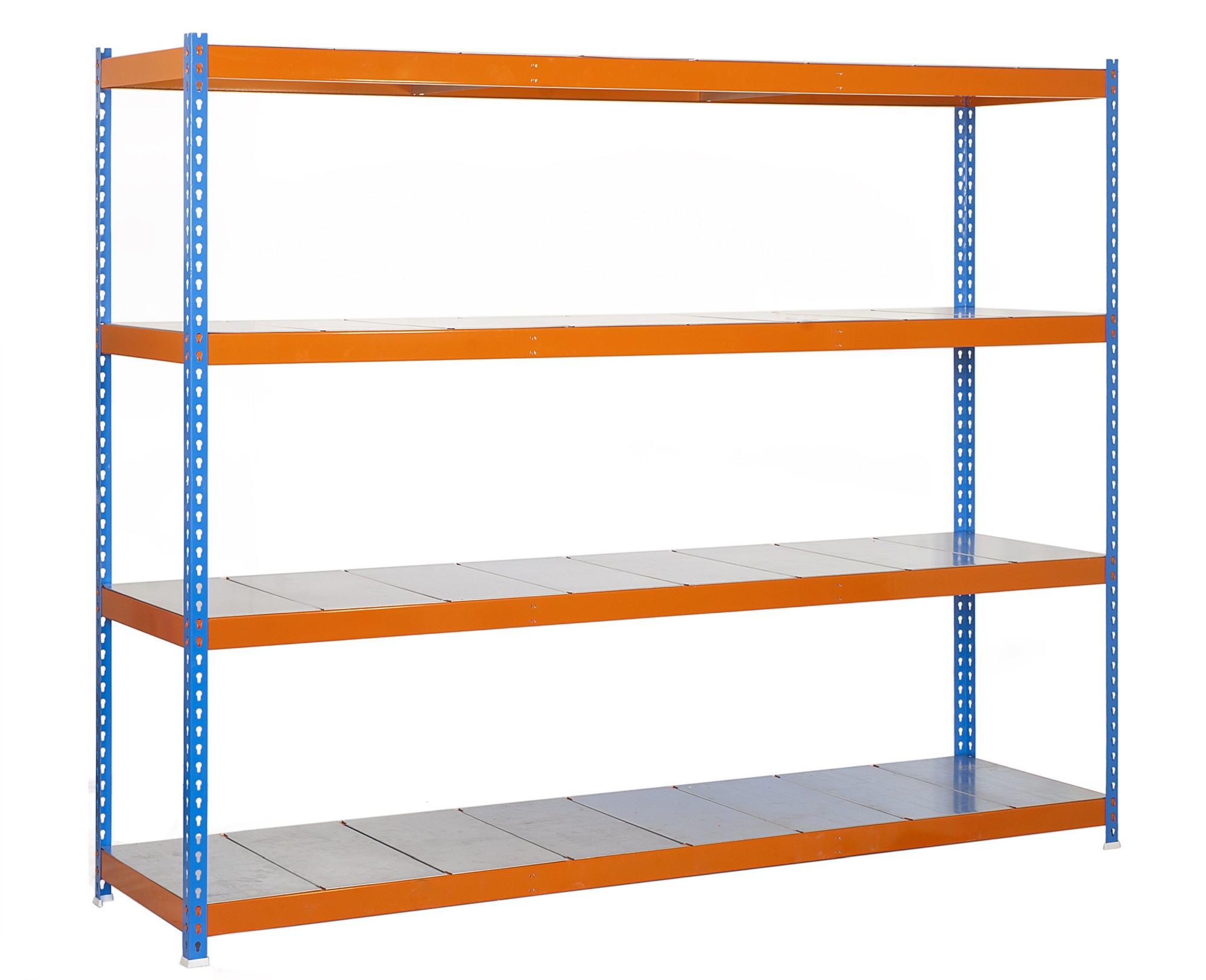 Estanteria metalica sin tornillos con bandejas de metal Ecoforte 1206-4 Simonrack