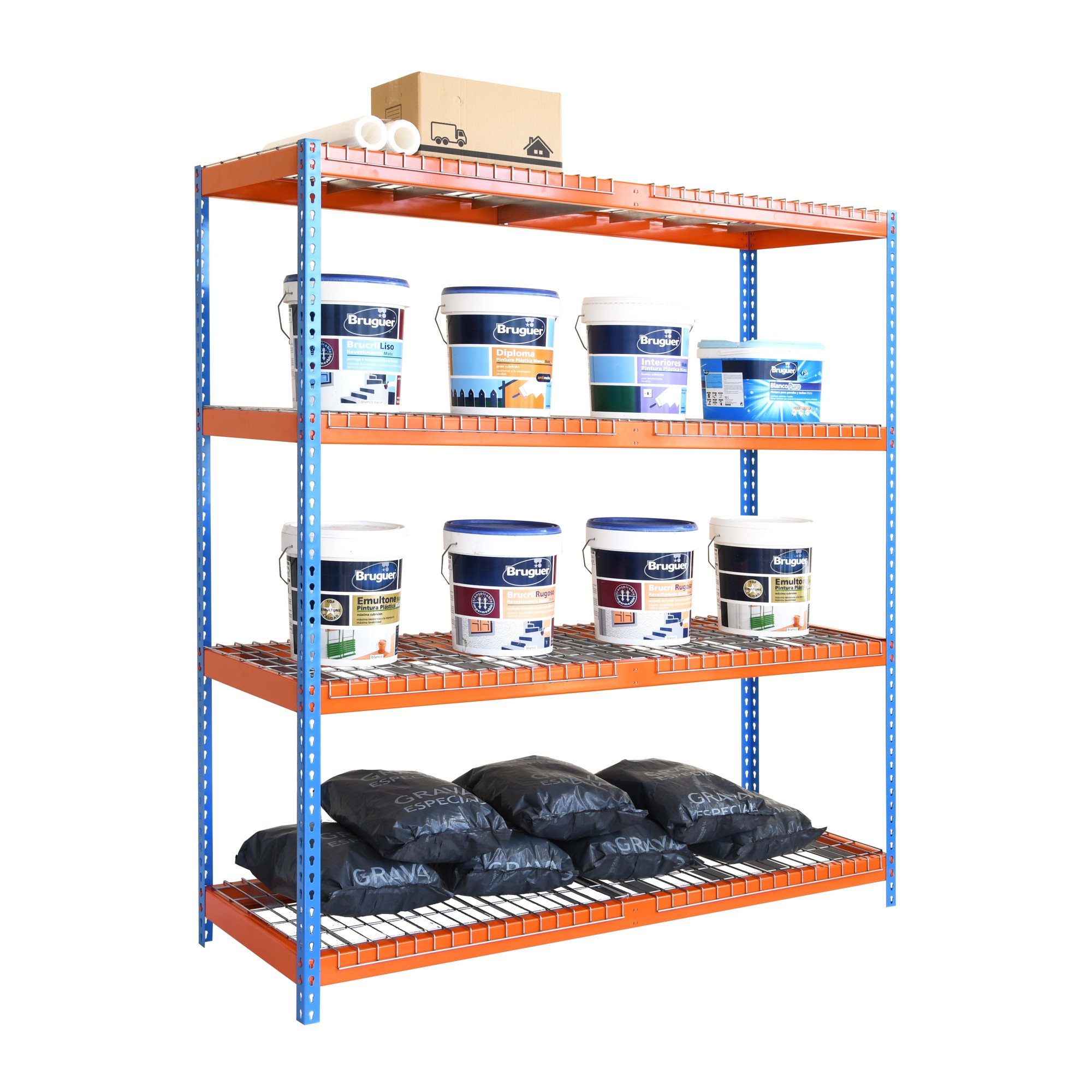 KIT ECOFORTE 1806-4 REX AZUL/NARANJA