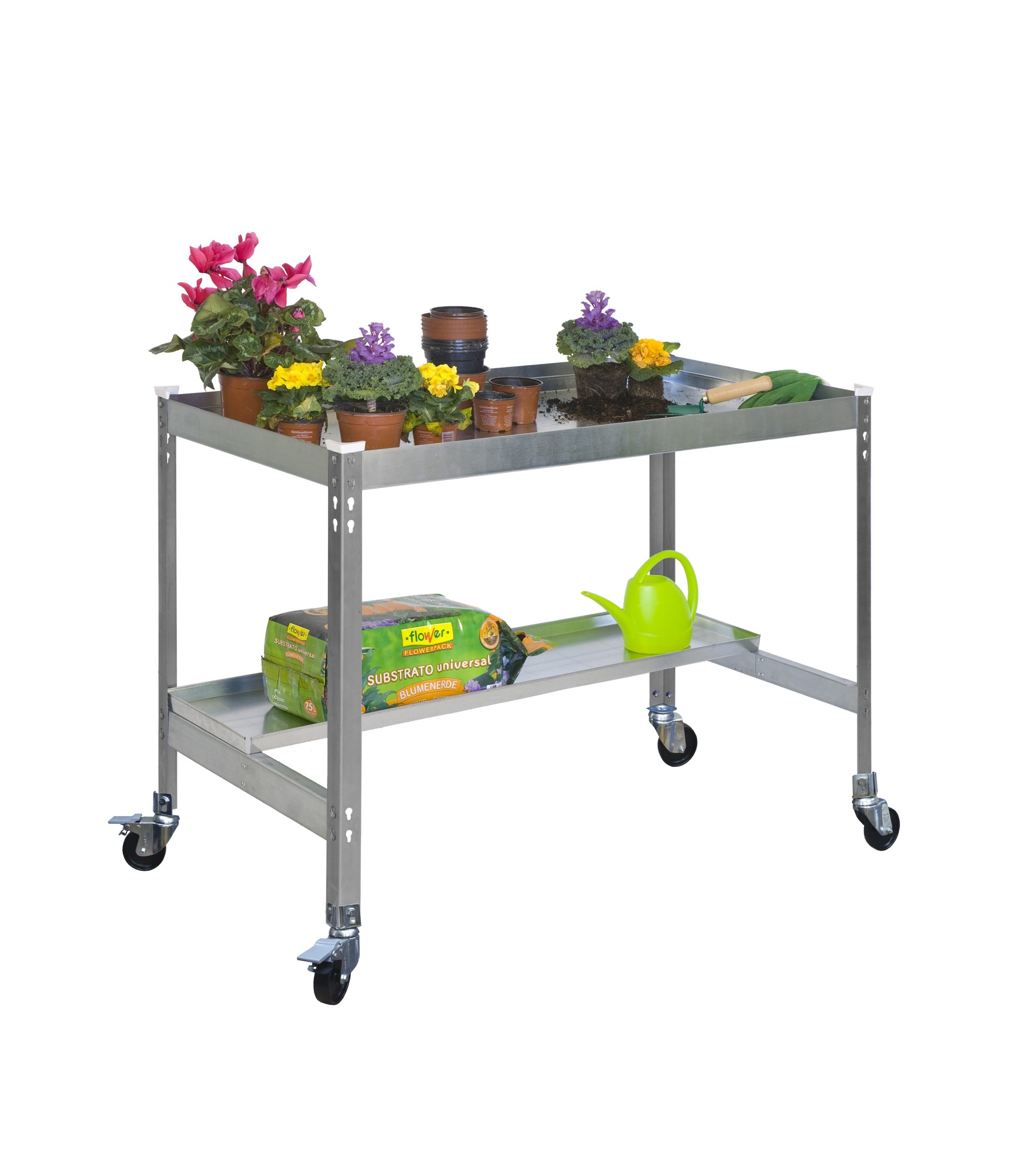 KIT SIMONGARDEN DESK MOB. 900x600 GRIS/GALVA