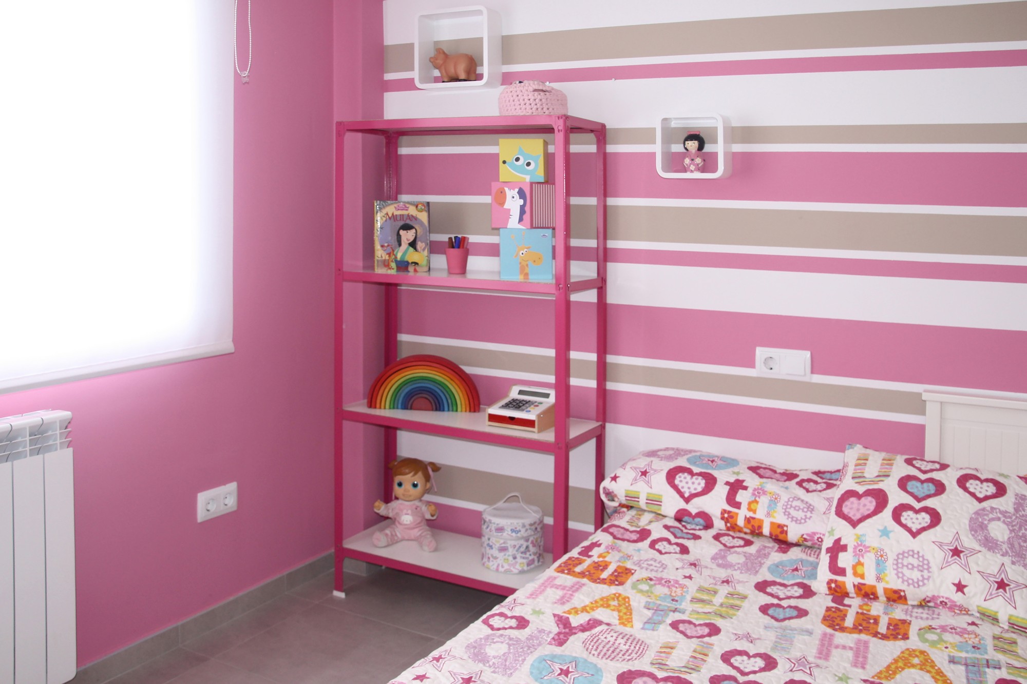 KIT HOMECLICK WOOD COLOR MINI 4/300 ROSA/BLANCO