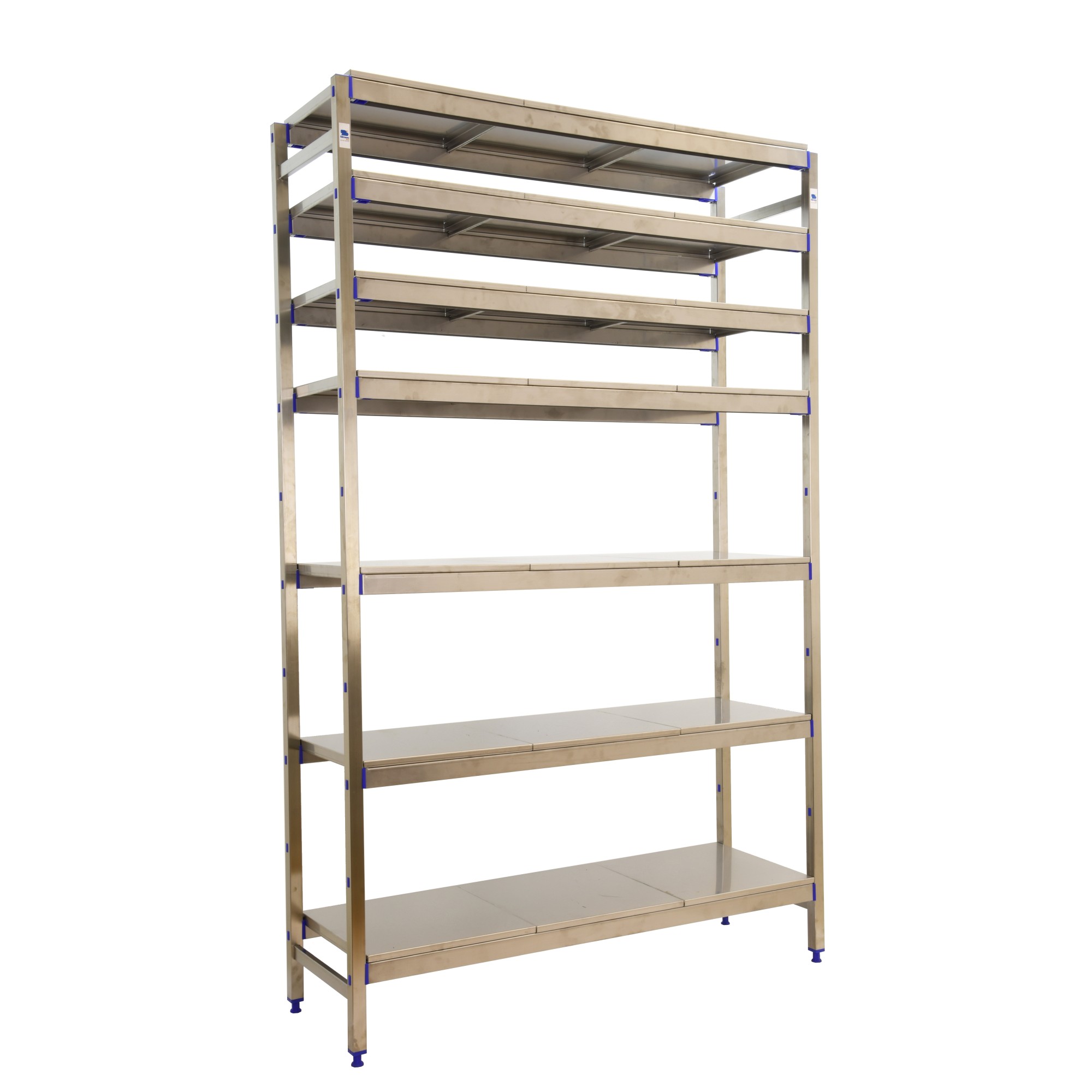 Estanteria de acero inoxidable con bandejas de acero inoxidable Simoninox Initial 7SS 500 Simonrack