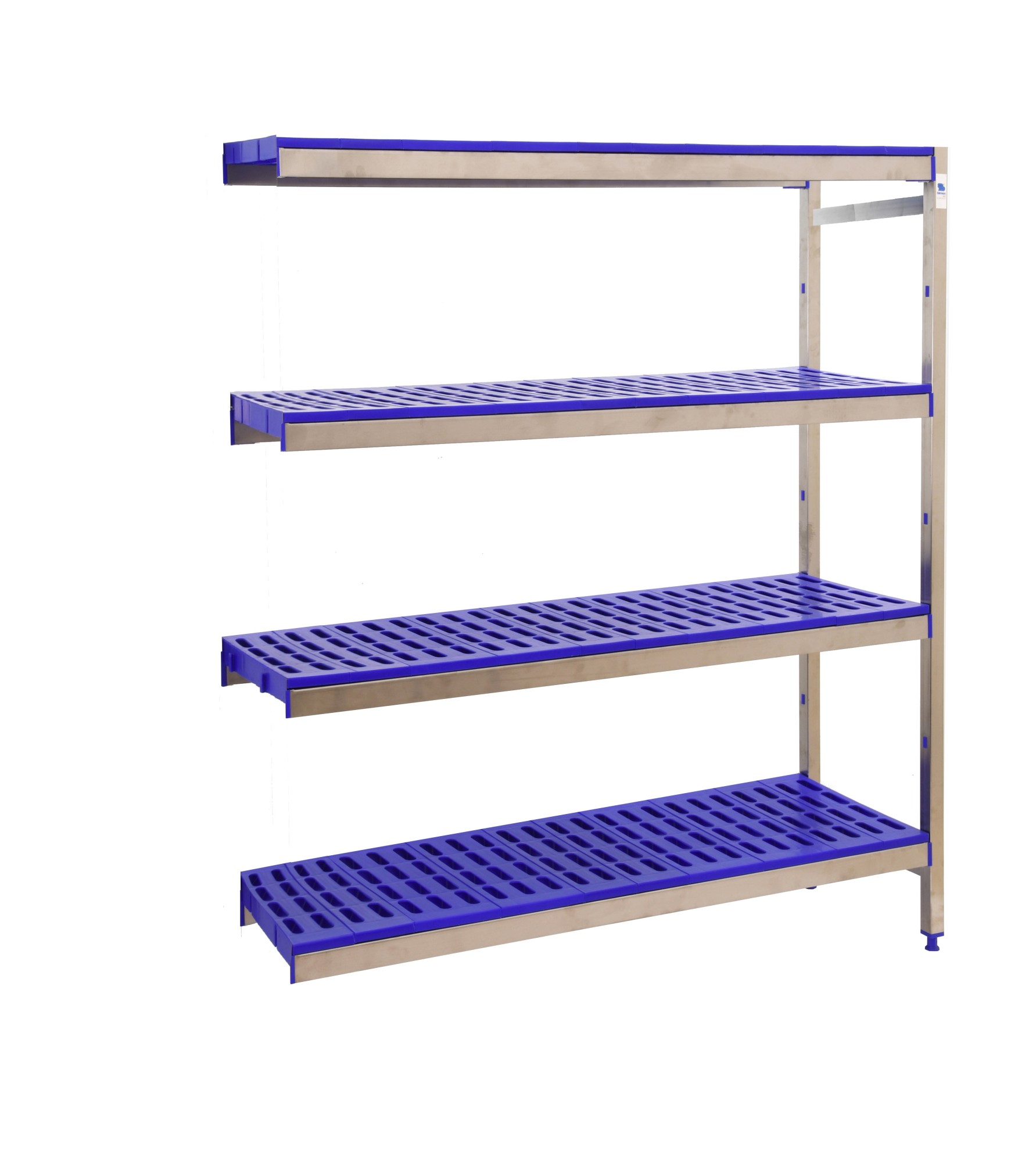 Estanteria de acero inoxidable con bandejas de polipropileno Simoninox Aditional 4PP 500 Simonrack