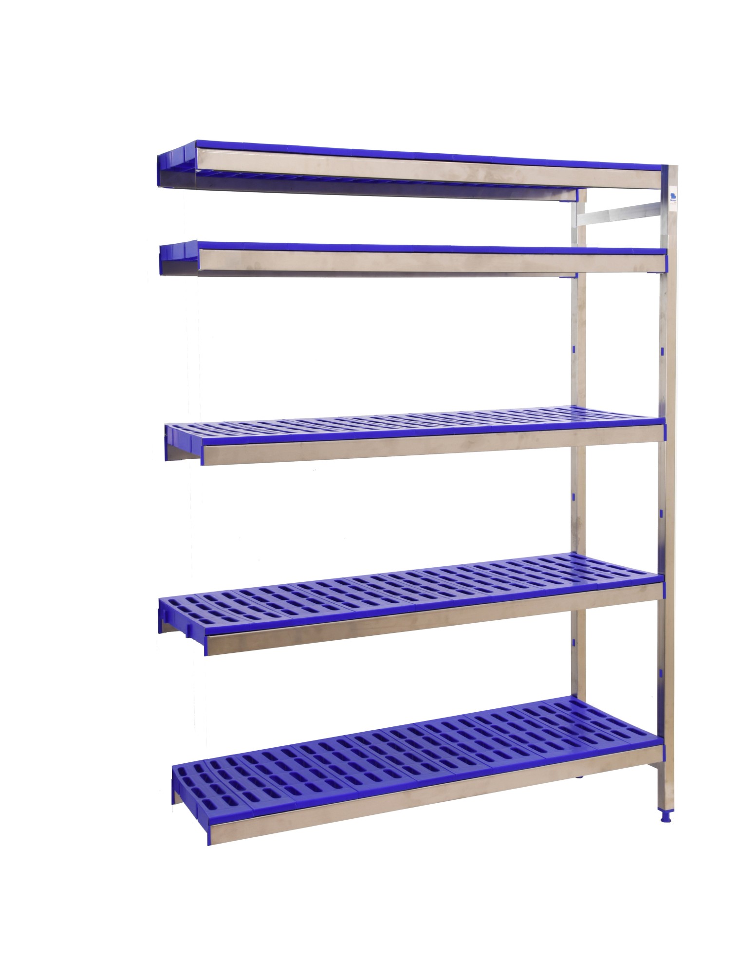 Estanteria de acero inoxidable con bandejas de polipropileno Simoninox Aditional 5PP 500 Simonrack