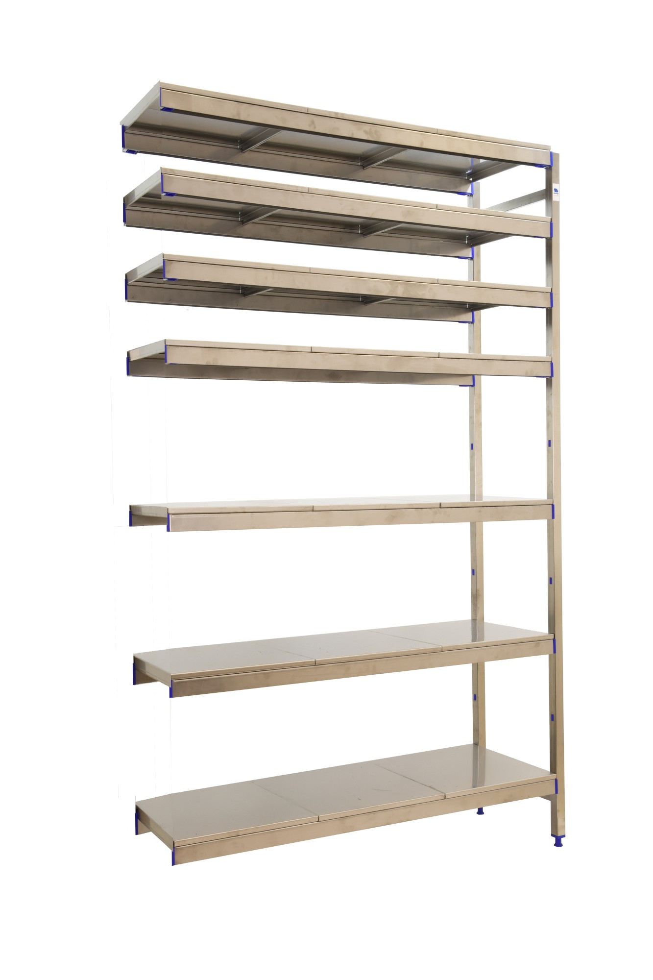 Estanteria de acero inoxidable con bandejas de acero inoxidable Simoninox Aditional 7SS 500 Simonrack