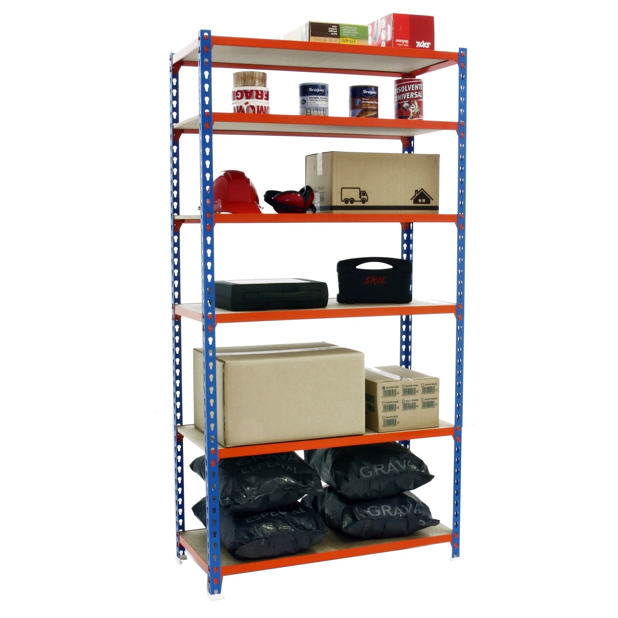 KIT MADERCLICK MINI 6/300 AZUL/NARANJA/MADERA