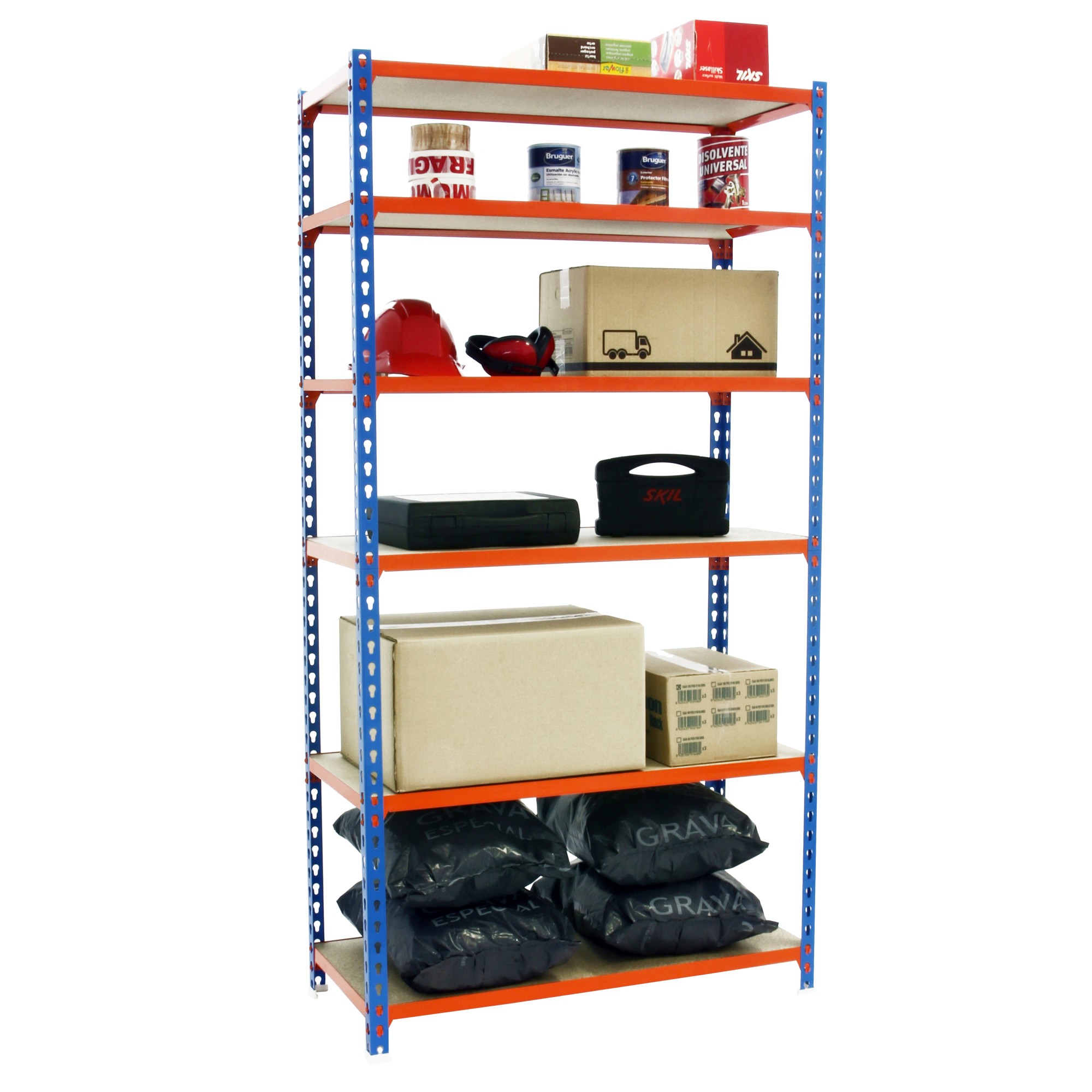 KIT MADERCLICK MEGAPLUS 6/300 2500 AZUL/NARAN/MAD