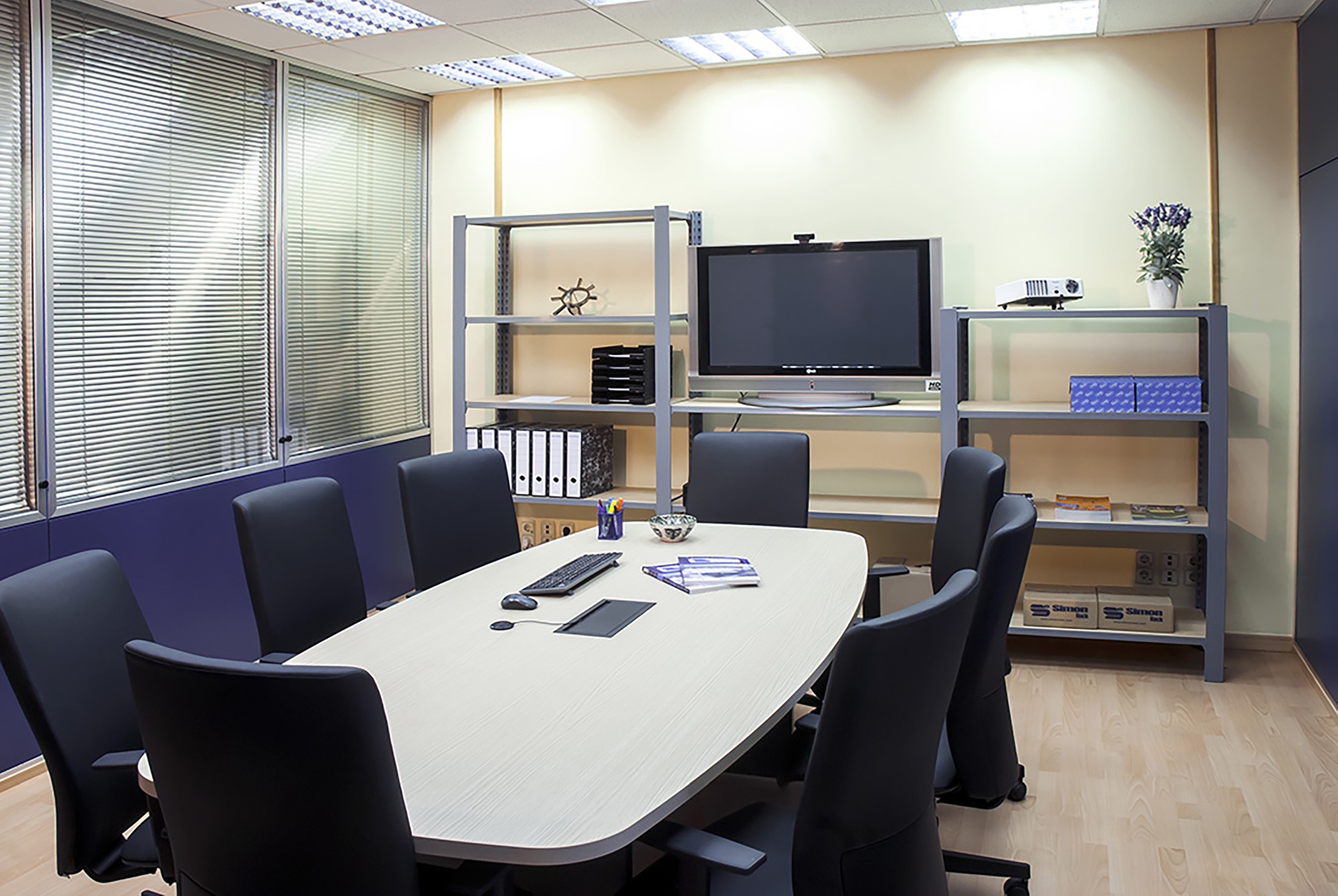 KIT OFFICLICK 4/300 METAL I.M. GRIS/BLANCO