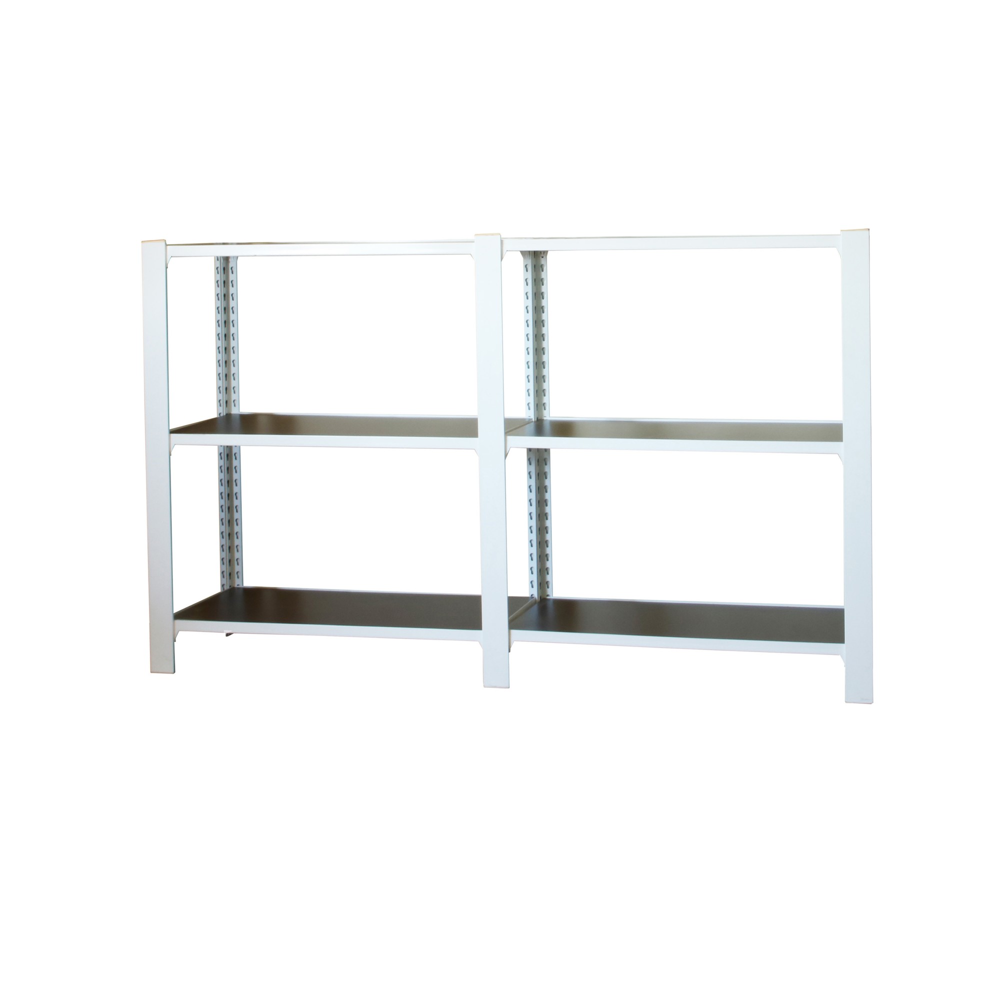 Pack estanterias sin tornillos y con bandejas de madera Officlick Wood 3/400 Simonrack