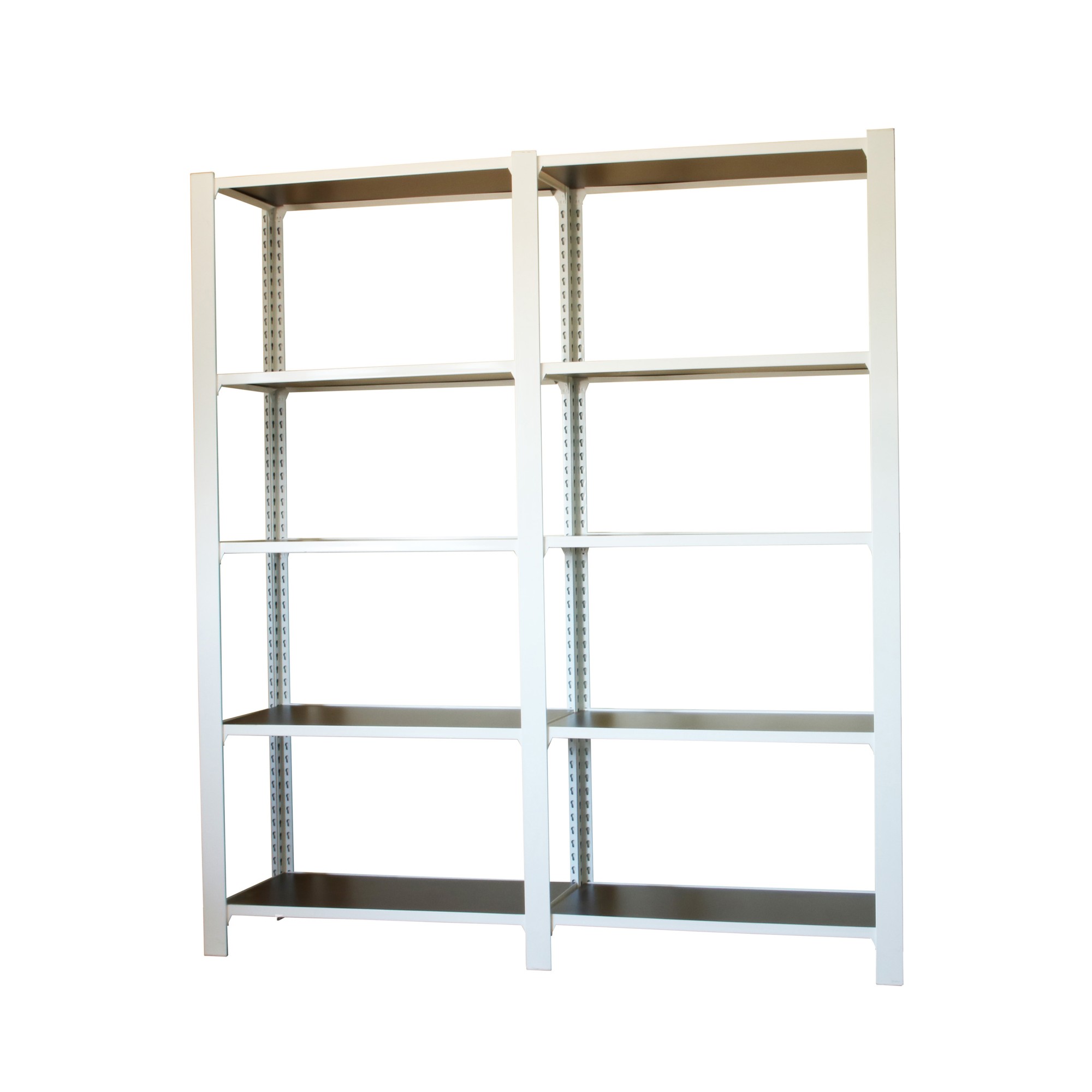 Pack estanterias sin tornillos y con bandejas de madera Officlick Wood 5/300 Simonrack