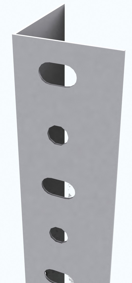 Perfil para estanteria metalica con tornillos P/40 Simonrack