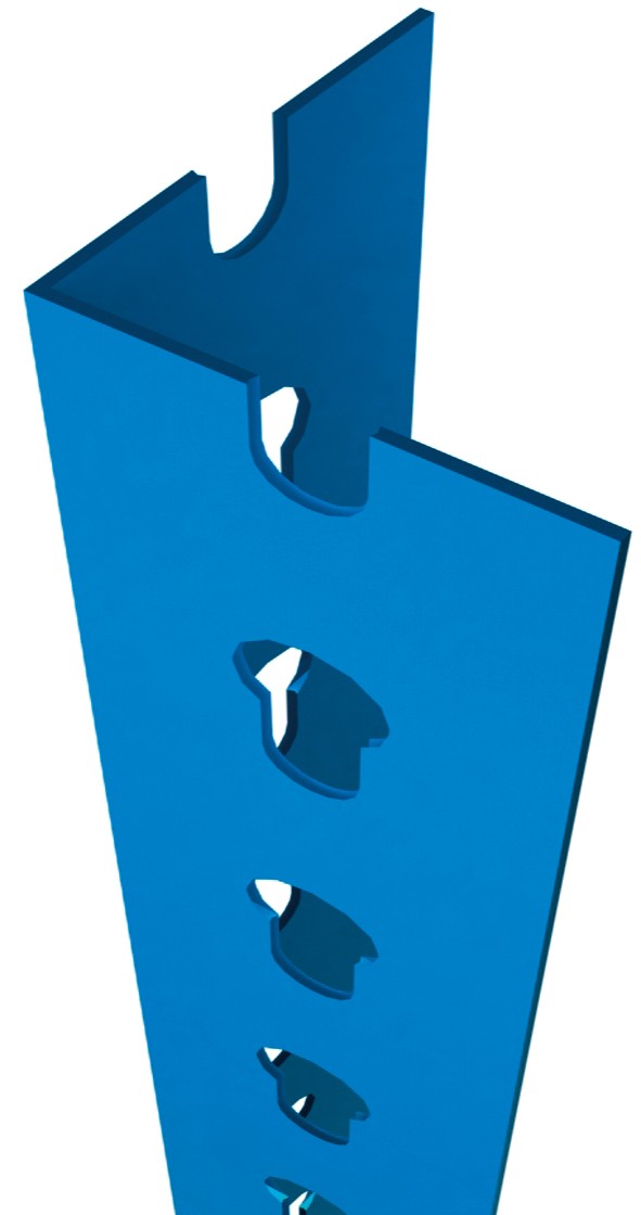 Perfil para estanteria metalica sin tornillos Staller P/50 Simonrack