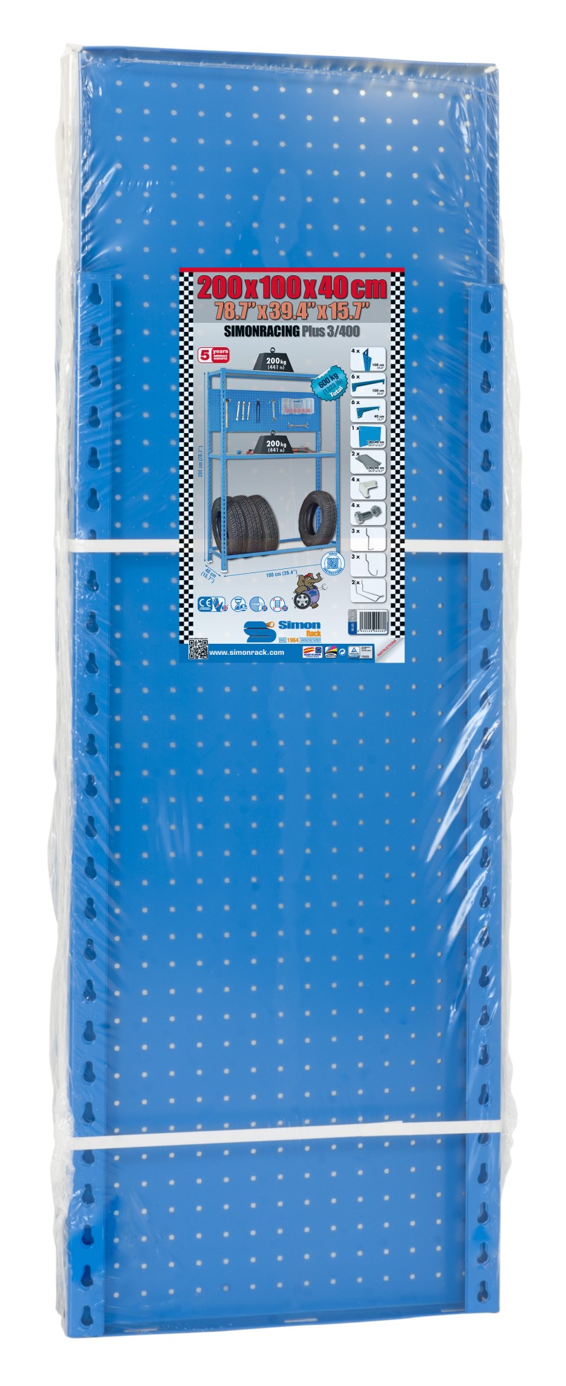 KIT SIMONRACING PLUS 3/400 AZUL/GALVA