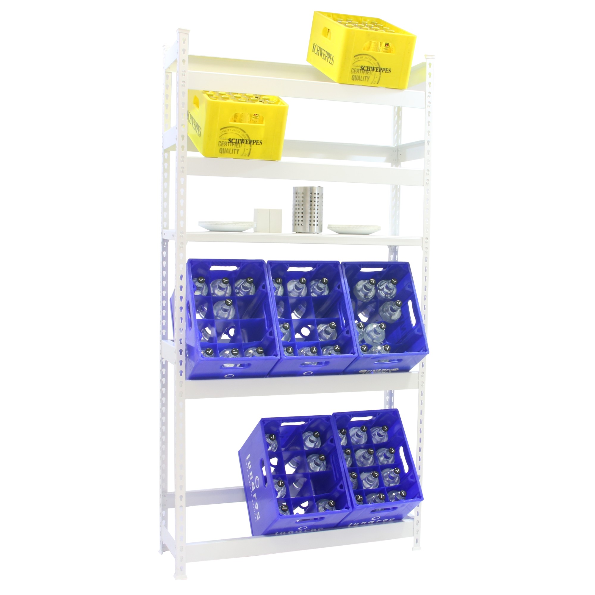 KIT SIMONBOTTLE SHELF 4-1 - 2000x1000x300 BLANCO