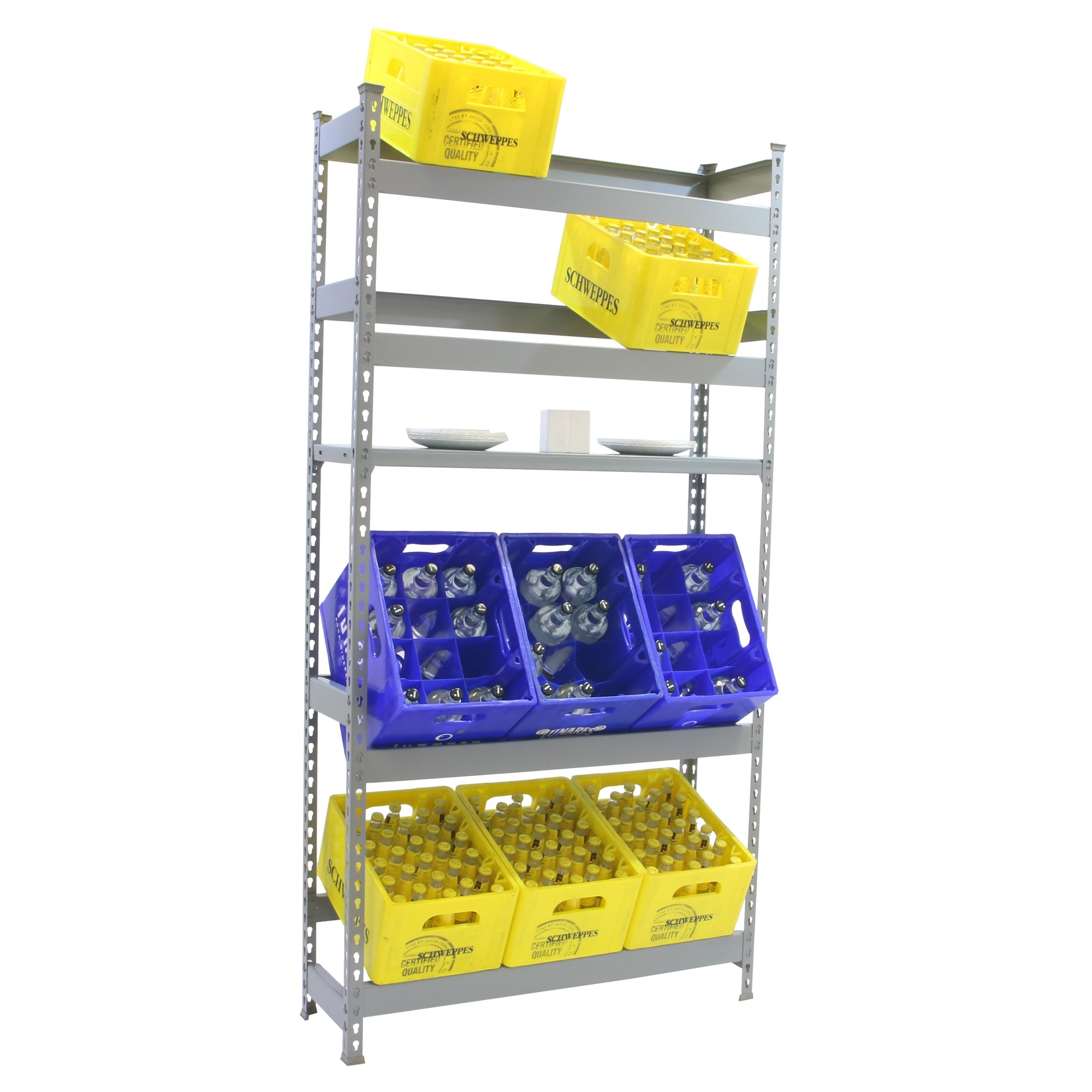 KIT SIMONBOTTLE SHELF 4-1 - 2000x1000x300 GRIS