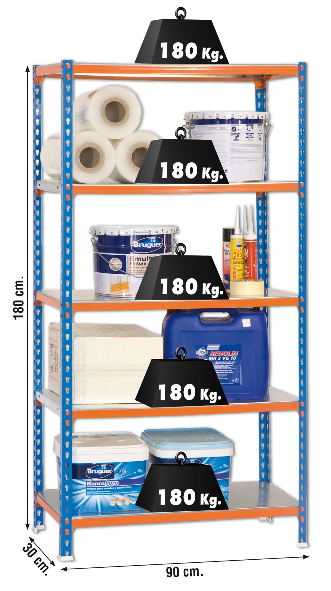 KIT SIMONCLICK MINI 5/400 AZUL/NARANJA/GALVA