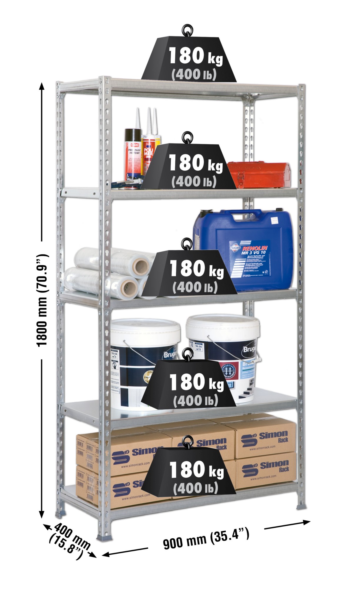 KIT SIMONCLICK 5/400 GALVA/GALVA