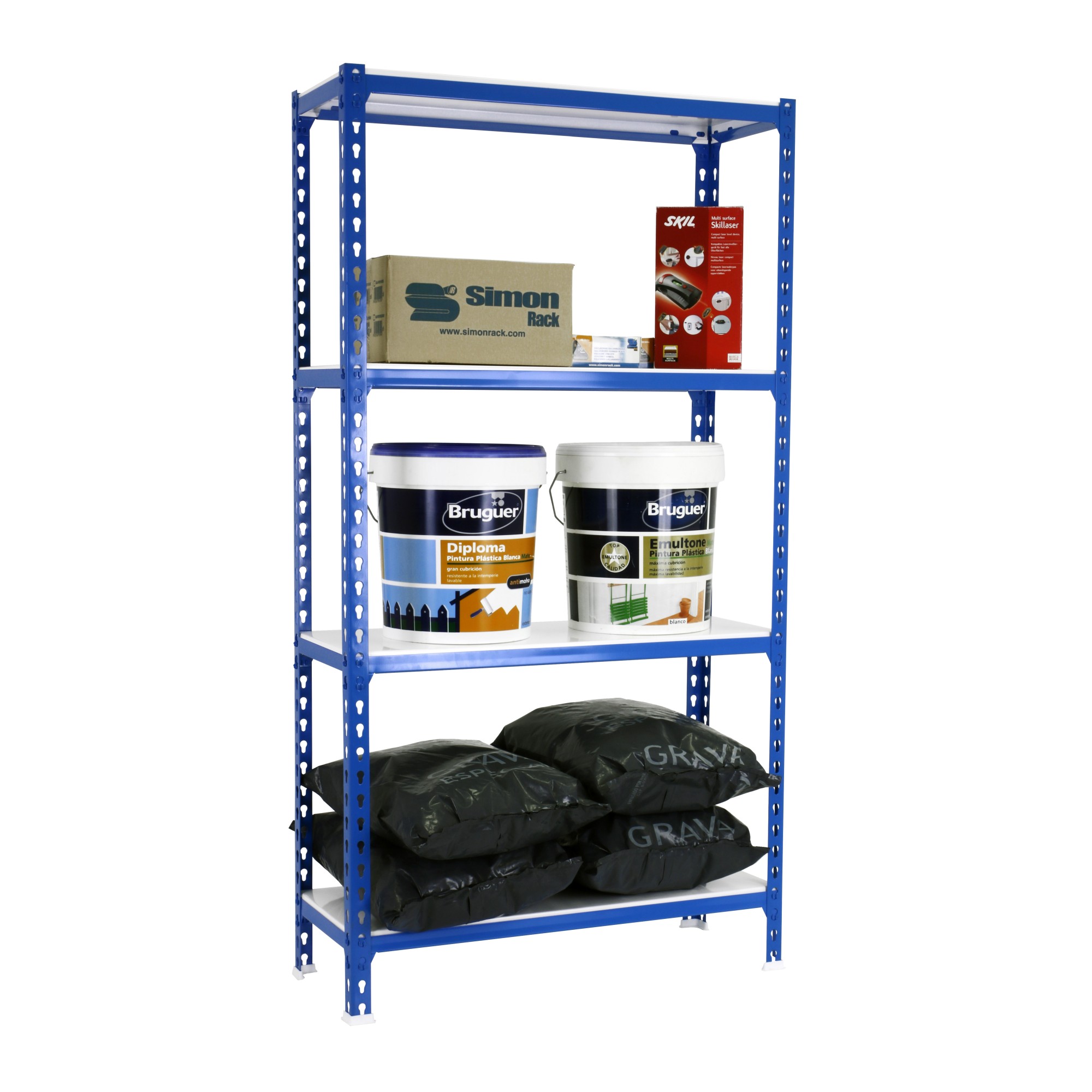 KIT SIMONCLICK MEGAPLUS 4/300 1500 AZUL/BLANCO