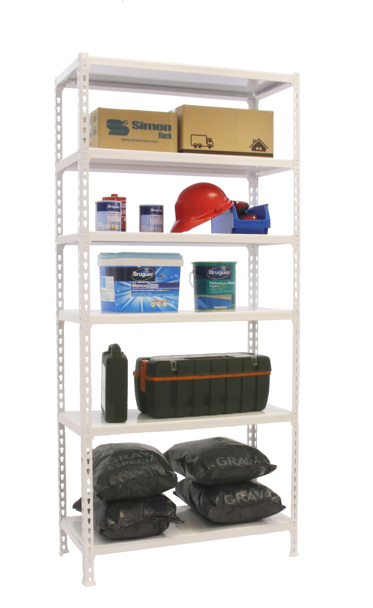 KIT SIMONCLICK SUPERPLUS 6/400 BLANCO/BLANCO