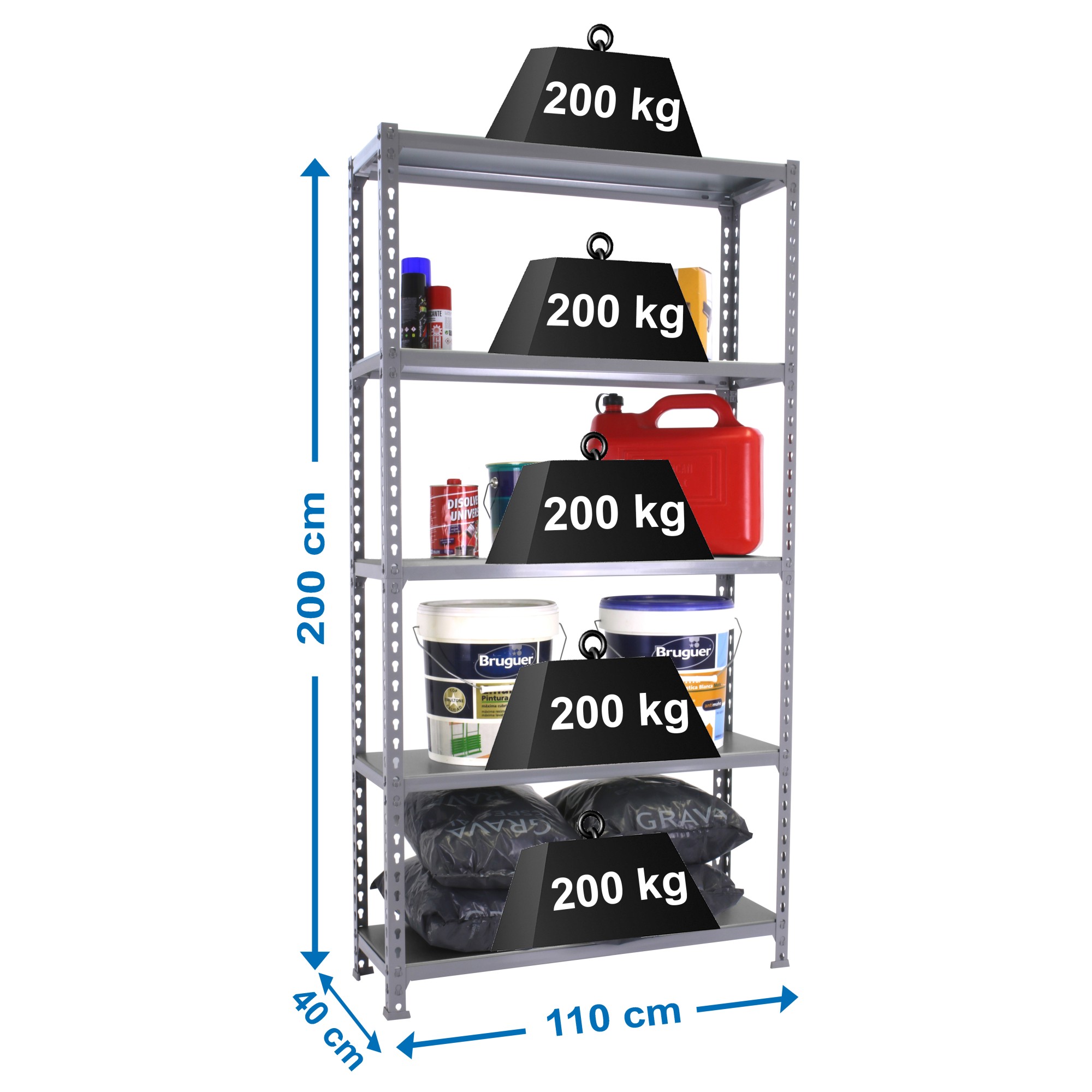 KIT SIMONCLICK SUPERPLUS 5/400 GRIS/GRIS