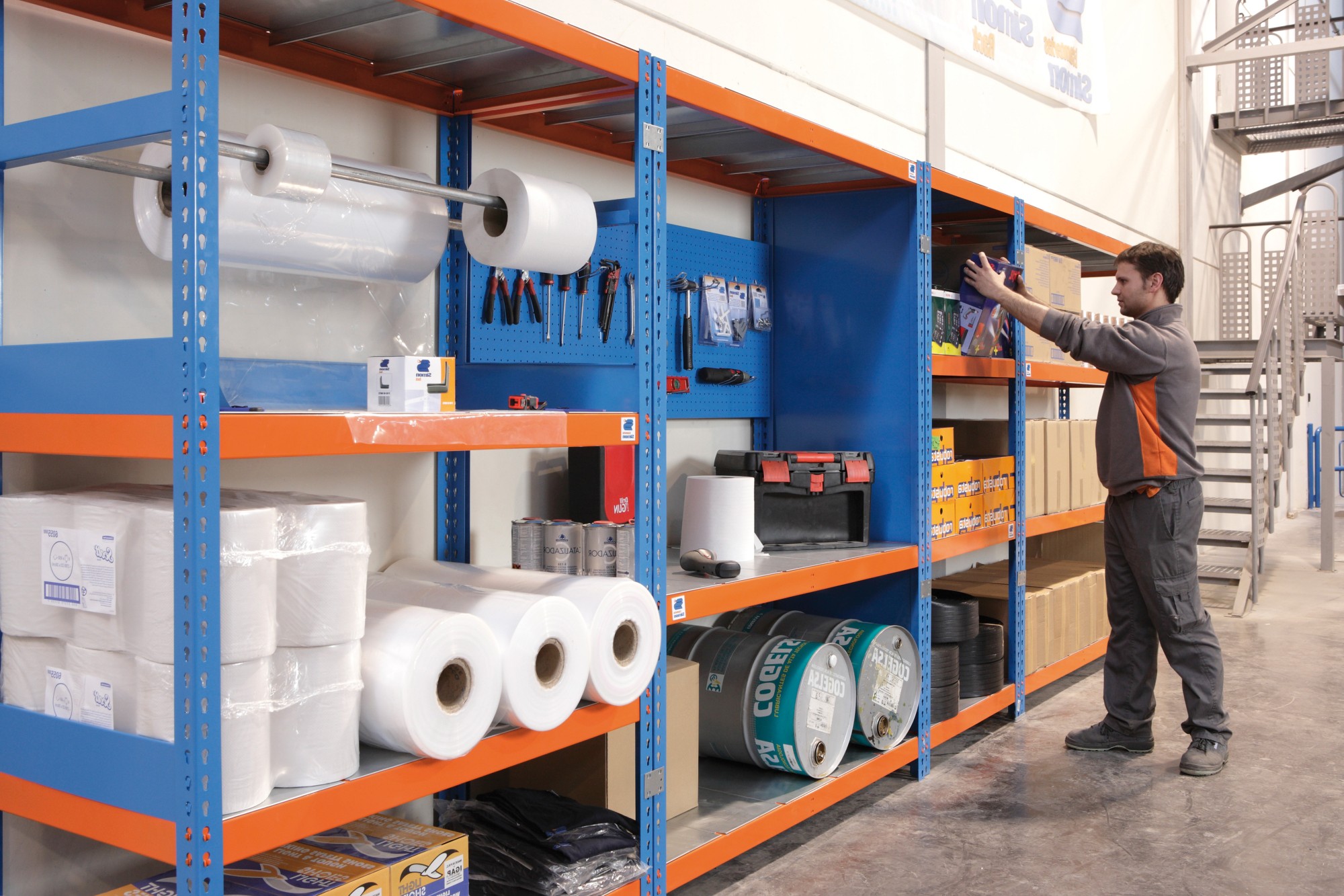 KIT ECOFORTE 1804-4 METAL AZUL/NARANJA/GALVA