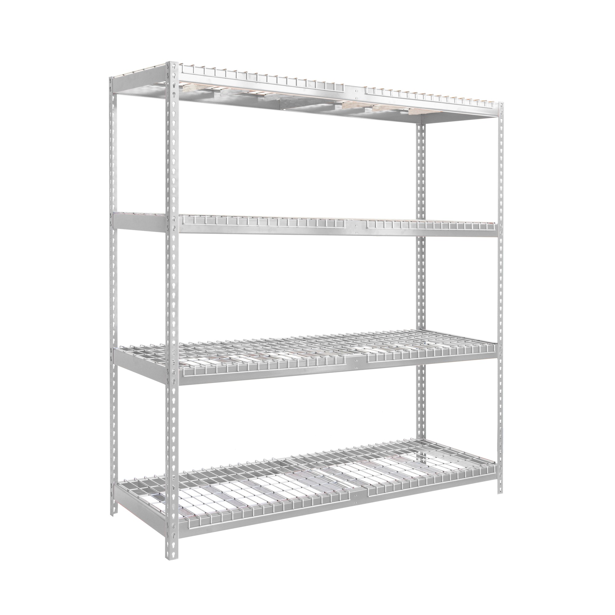 Estanteria metalica sin tornillos con bandeja de rejilla Ecoforte 1806-4 Simonrack