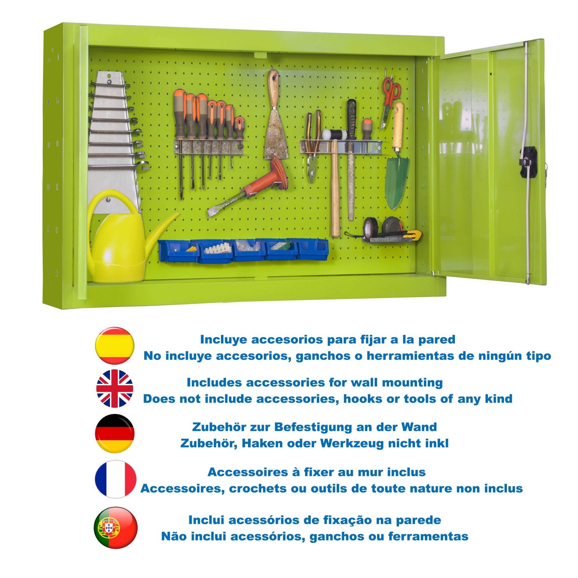 KIT CABINET TOOLS PANNEL 900mm VERDE