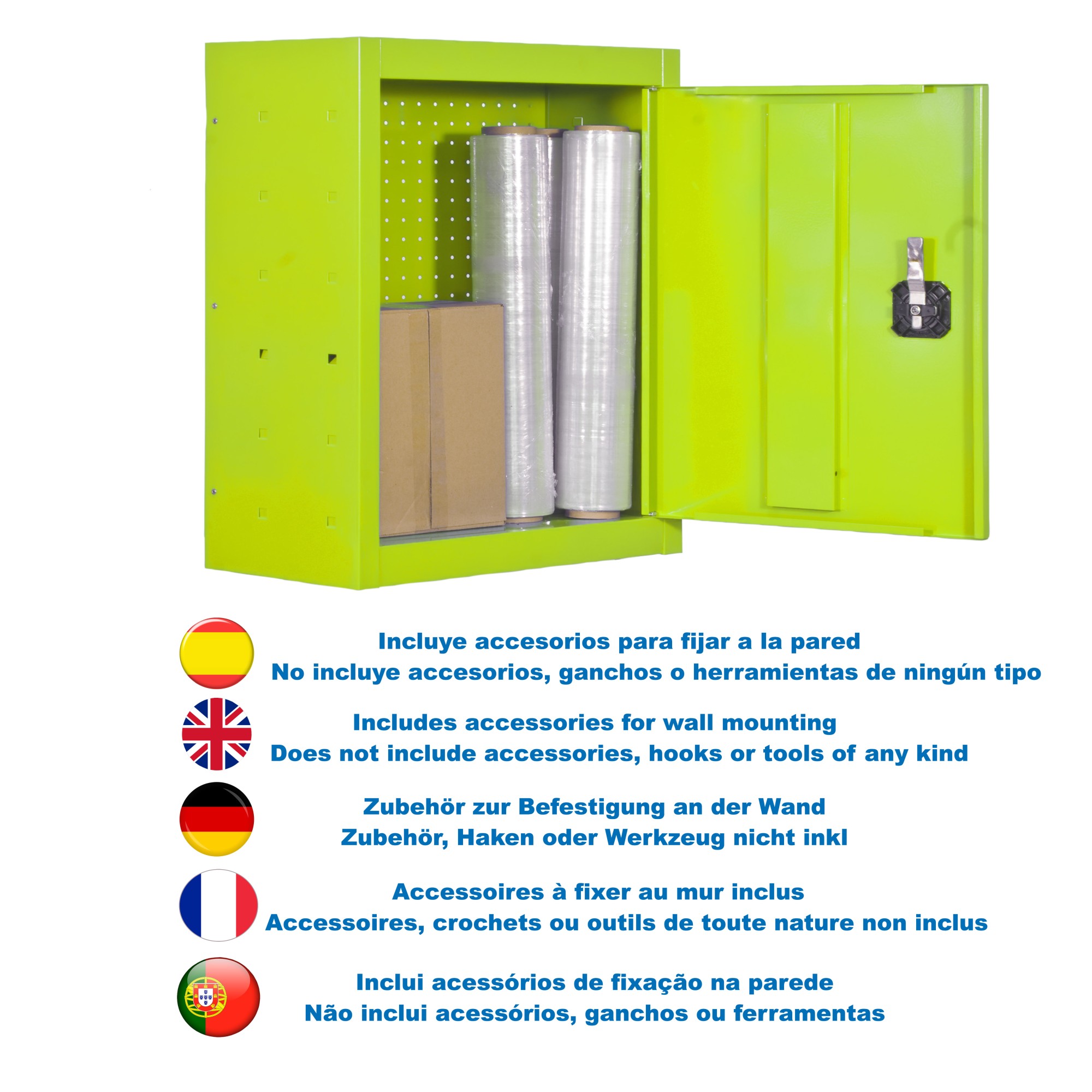 KIT CABINET TOOLS PANNEL 500mm VERDE