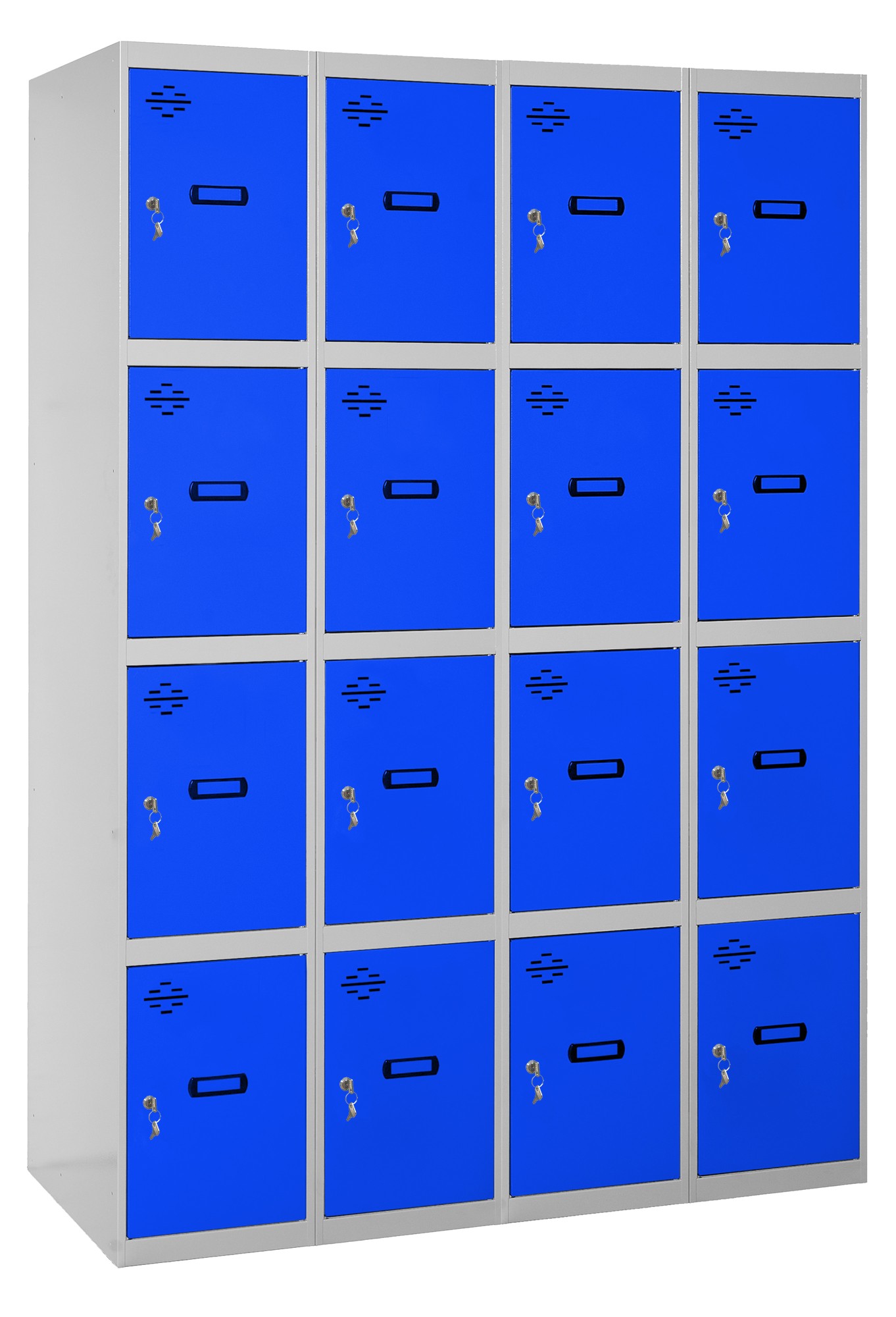 Taquilla metalica profesional montada 4 puertas 4/16 500 Simonrack