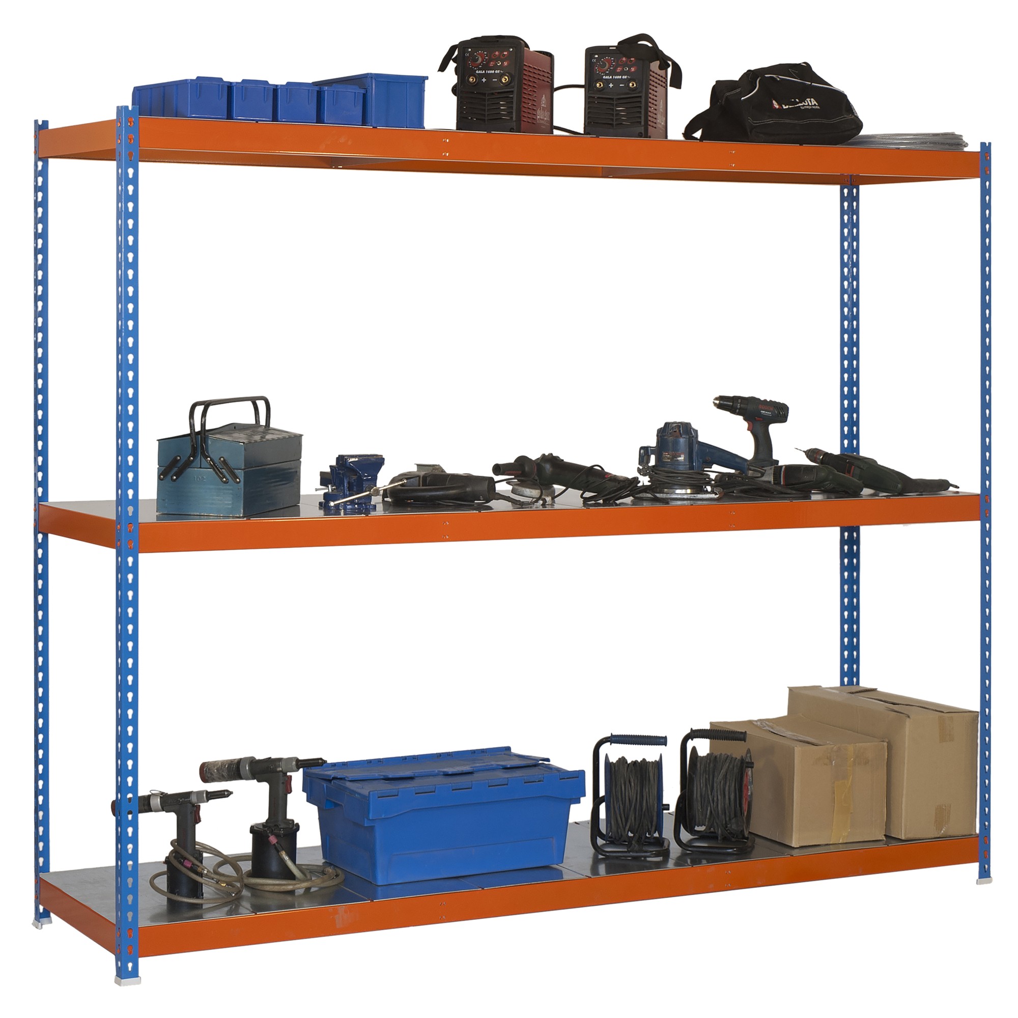 KIT SIMONFORTE 1806-3 METAL AZUL/NARANJA/GALVA