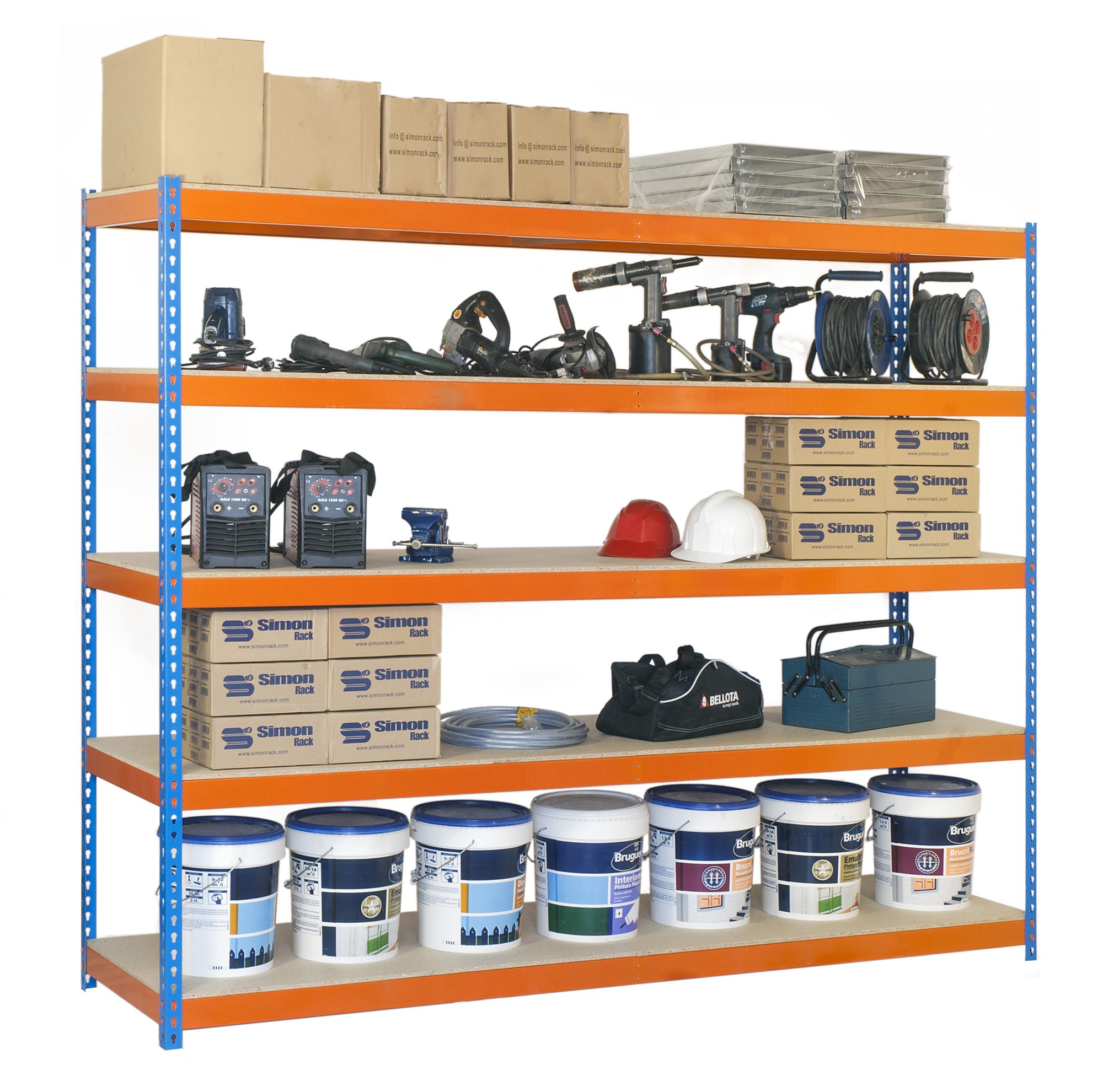 KIT SIMONFORTE 2107-5 CHIPBOARD AZUL/NARANJA/MADER