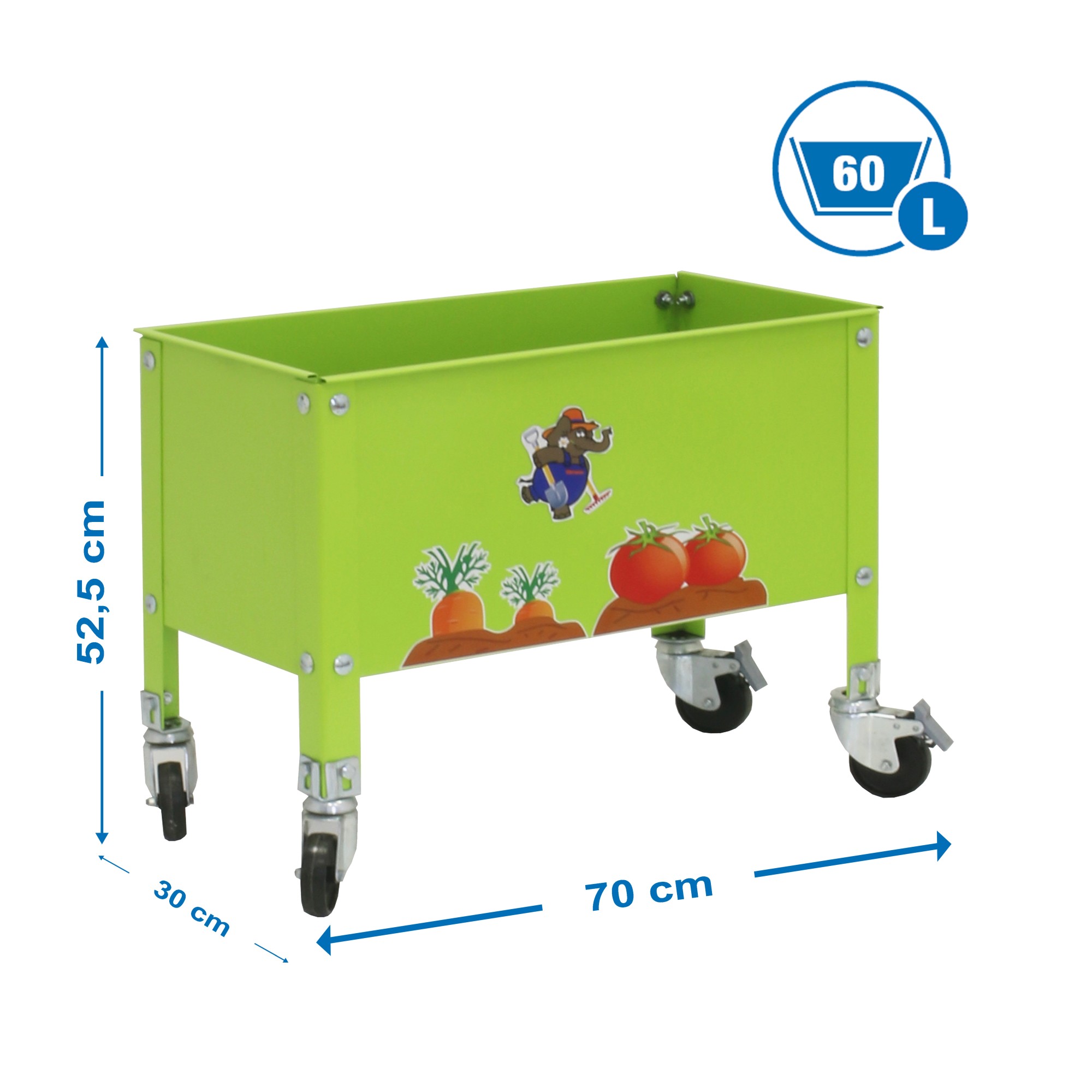 KIT SIMONGARDEN URBAN KID MOBILE 700x300 VERDE-60l