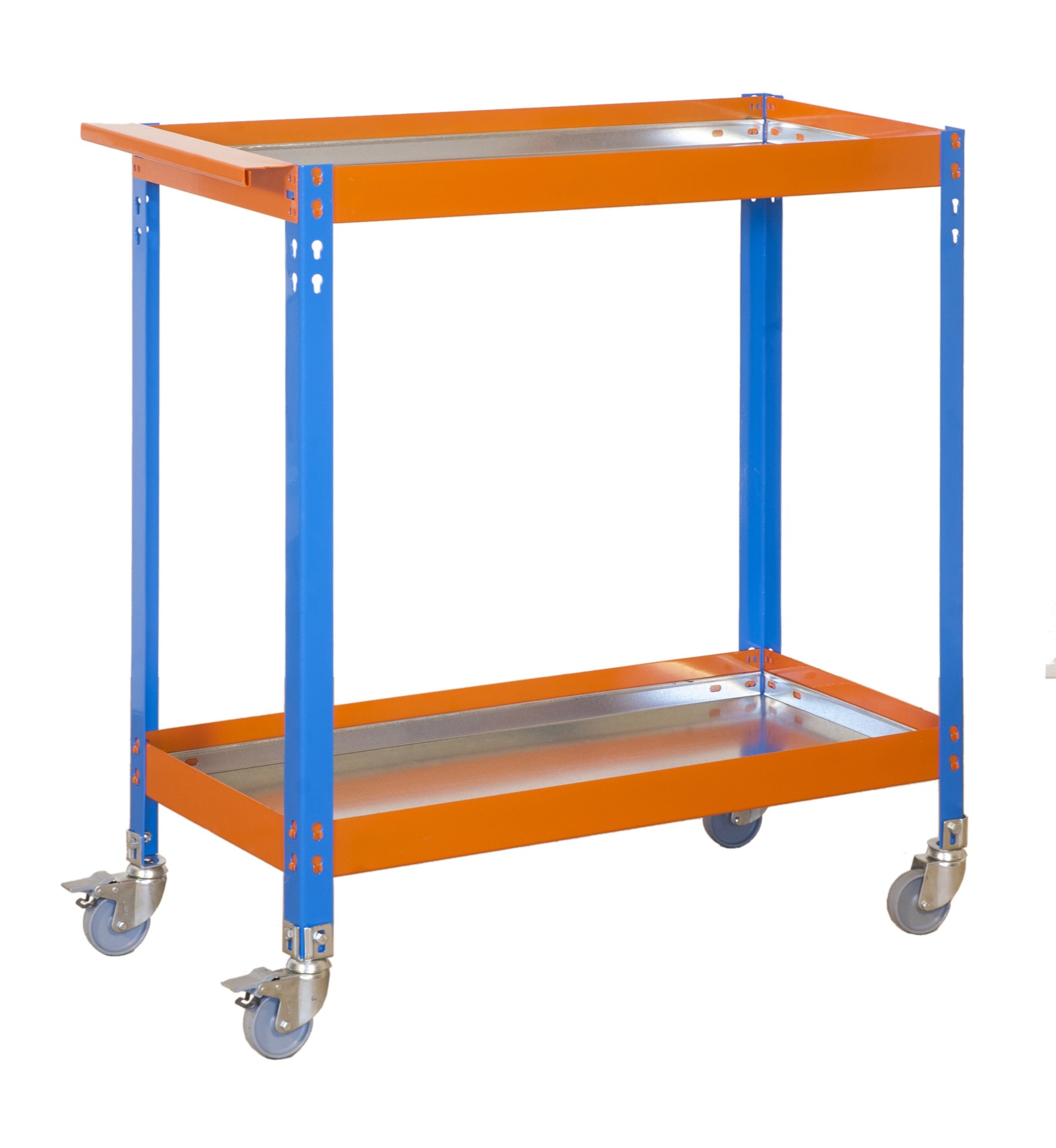 Carro metalico con ruedas y bandejas de metal Wagon Metalic 400 Simonrack